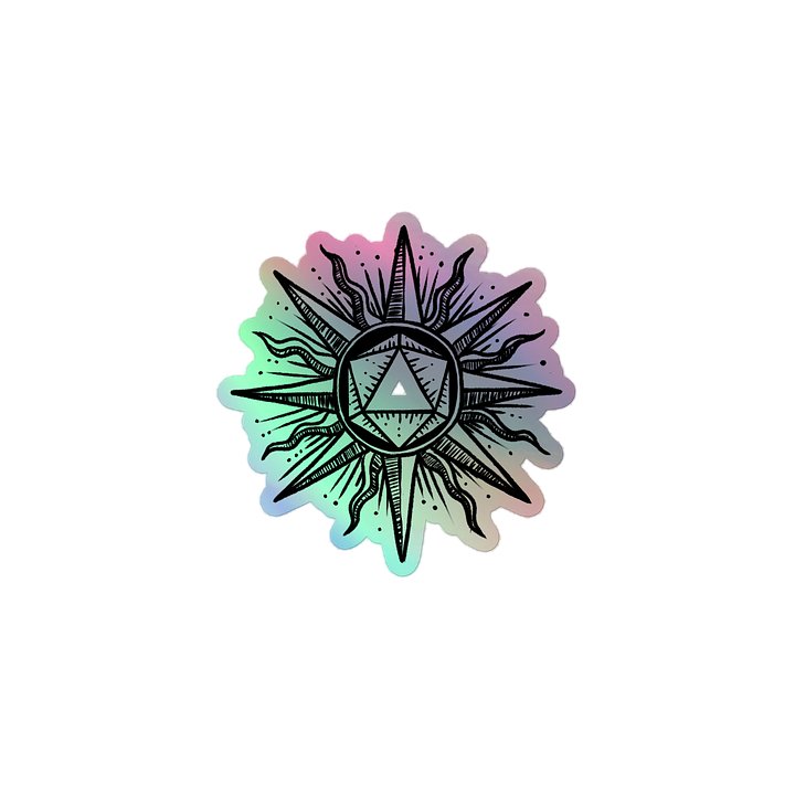 Compass Dice - Holo Sticker product image (1)