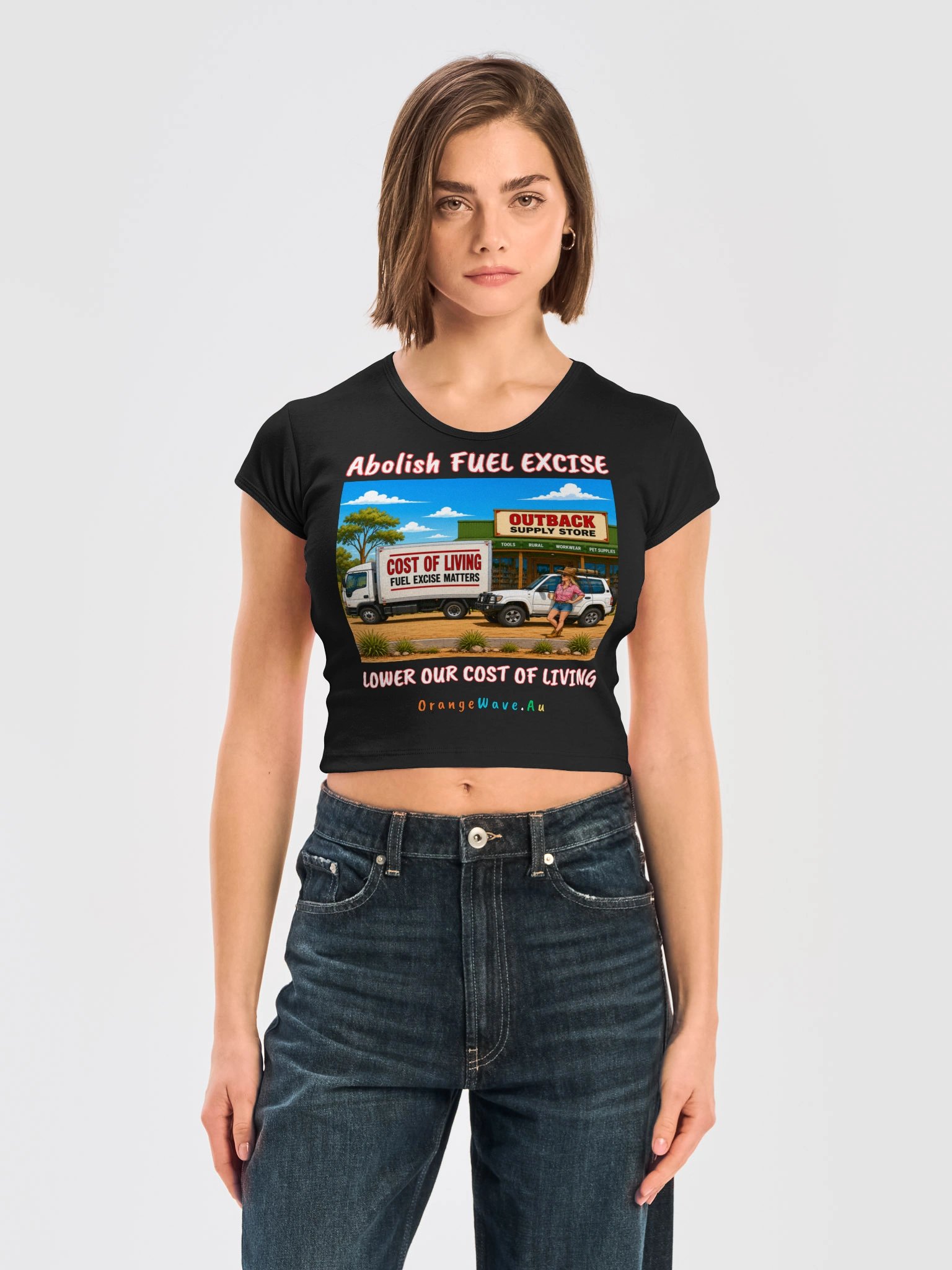 Abolish Fuel Excise Crop Tee product image (8)