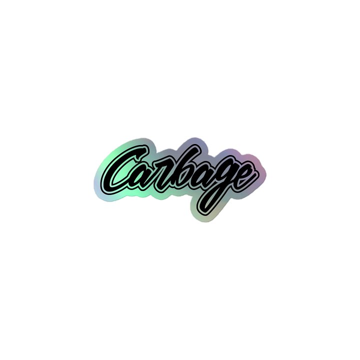 Carbage: The Holographic Sticker product image (1)