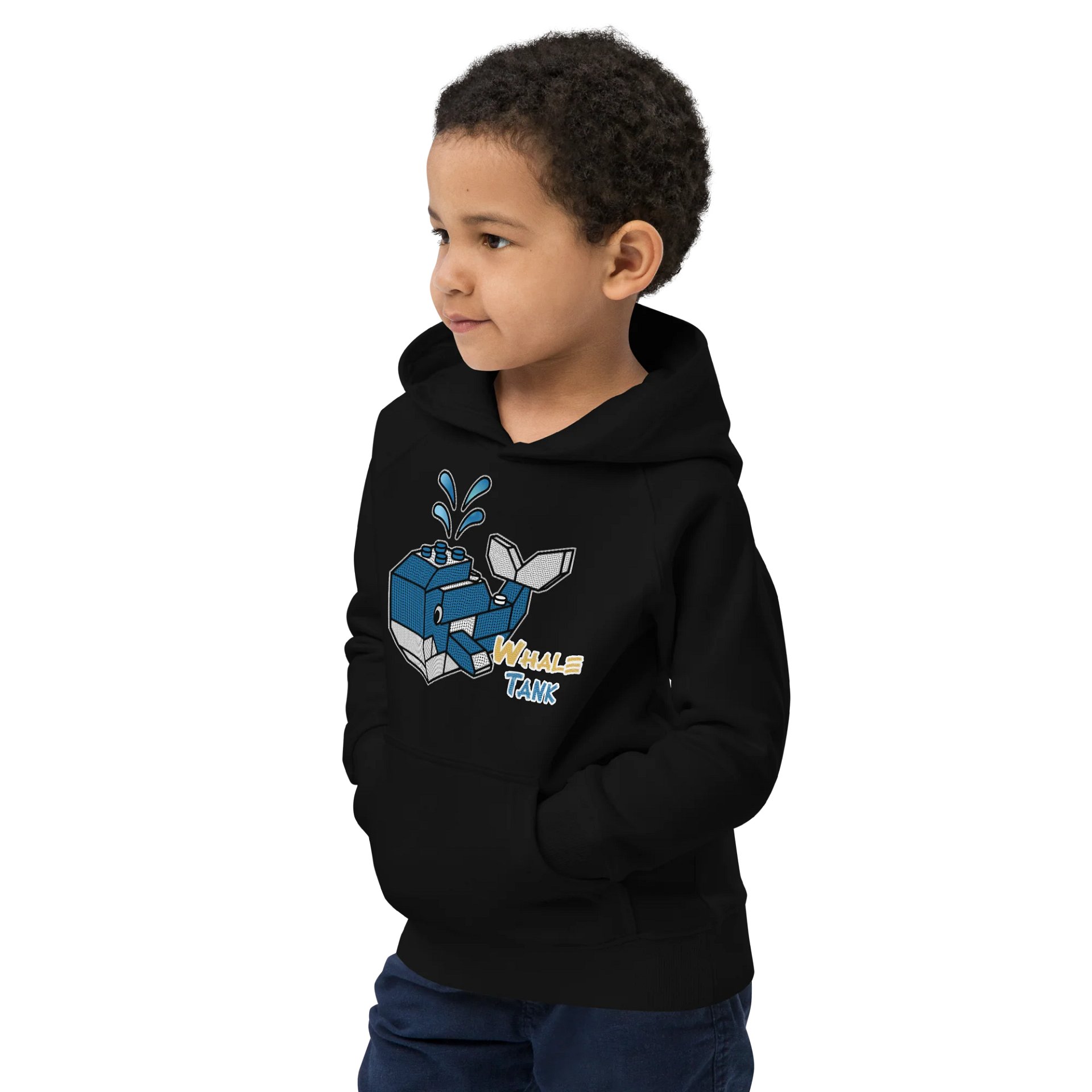WHALE TANK Kids Eco Hoodie product image (5)