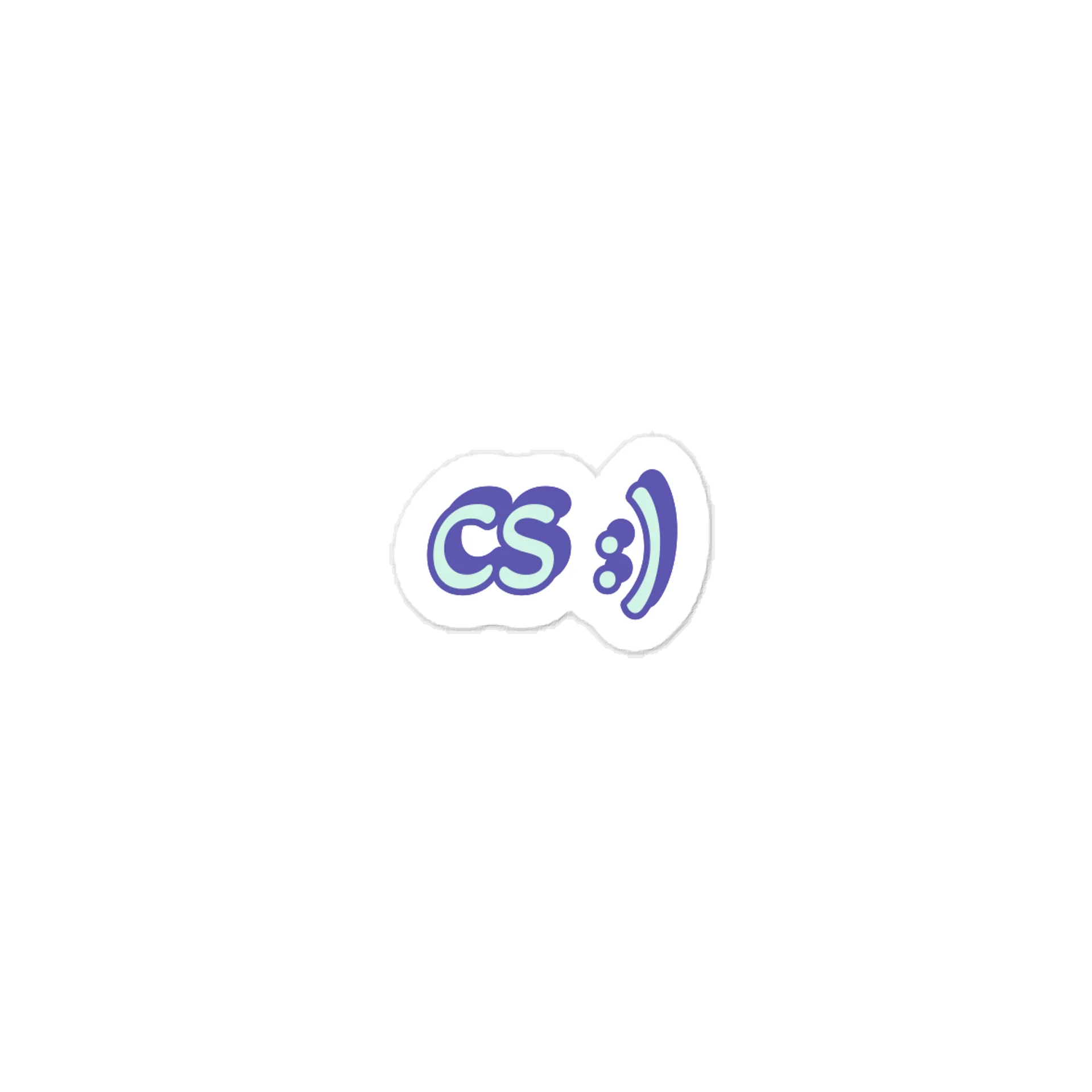 CS, Smiley Face Sticker product image (1)