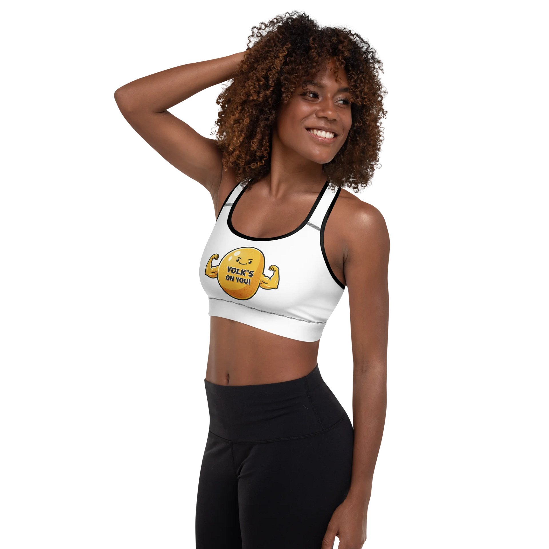Confident Yolk All-Over Sports Bra product image (8)