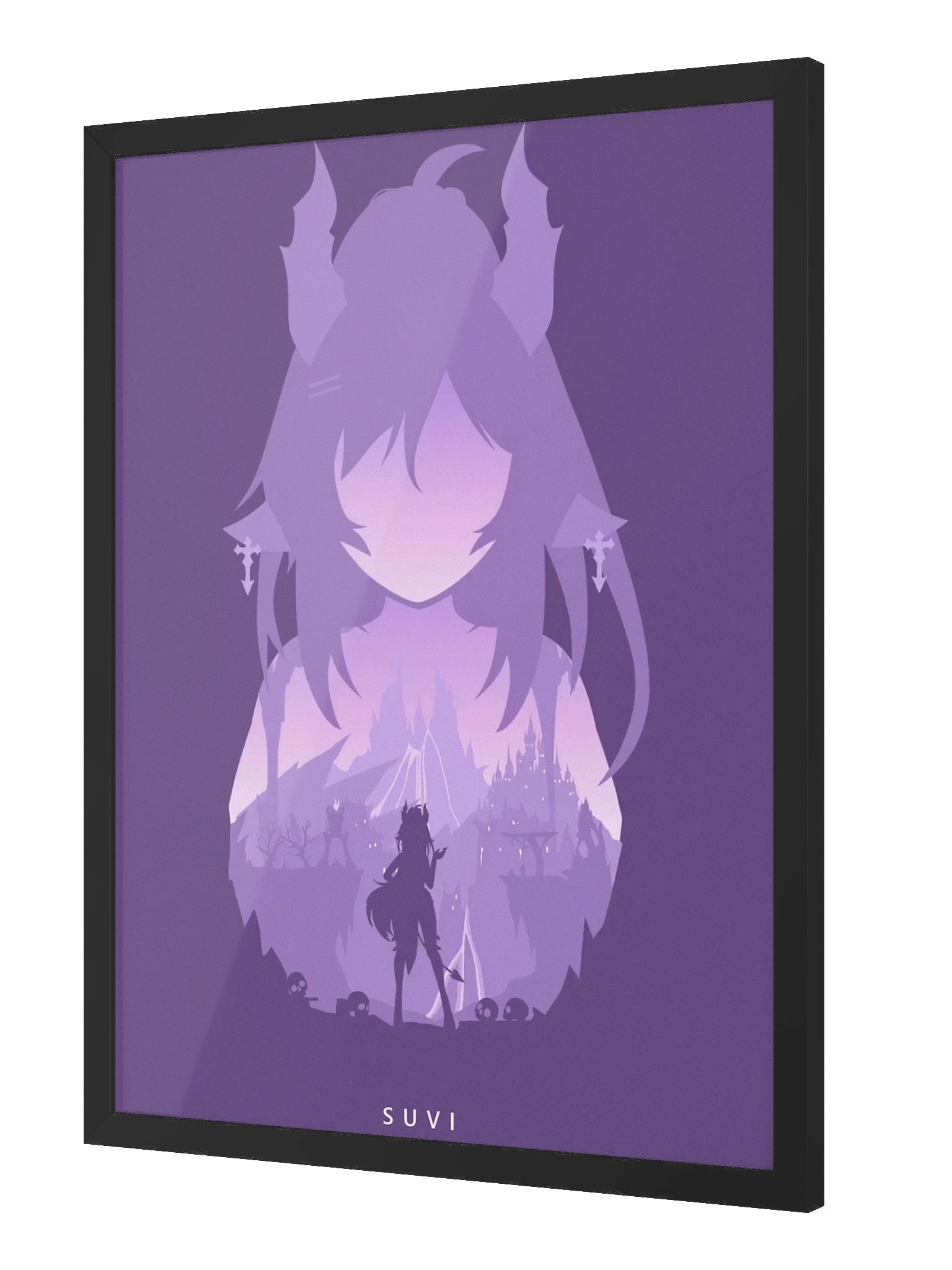 Suvi Splash Art Poster Framed product image (2)