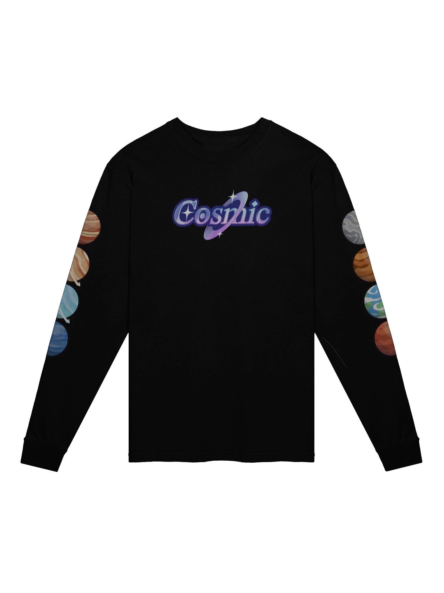 Cosmic Planets Long Sleeve T-Shirt product image (2)