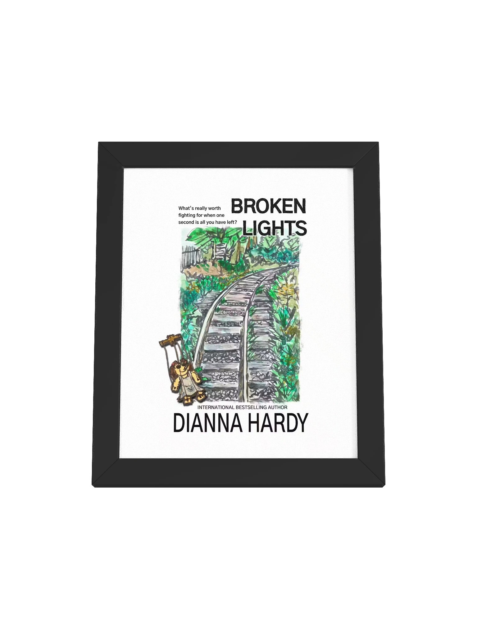Broken Lights Framed Cover Print (Illustrated Edition) product image (1)