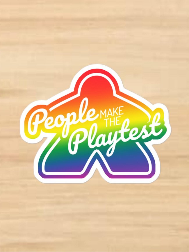 Big Meeple PMTP Vinyl Stickers -  All Colors