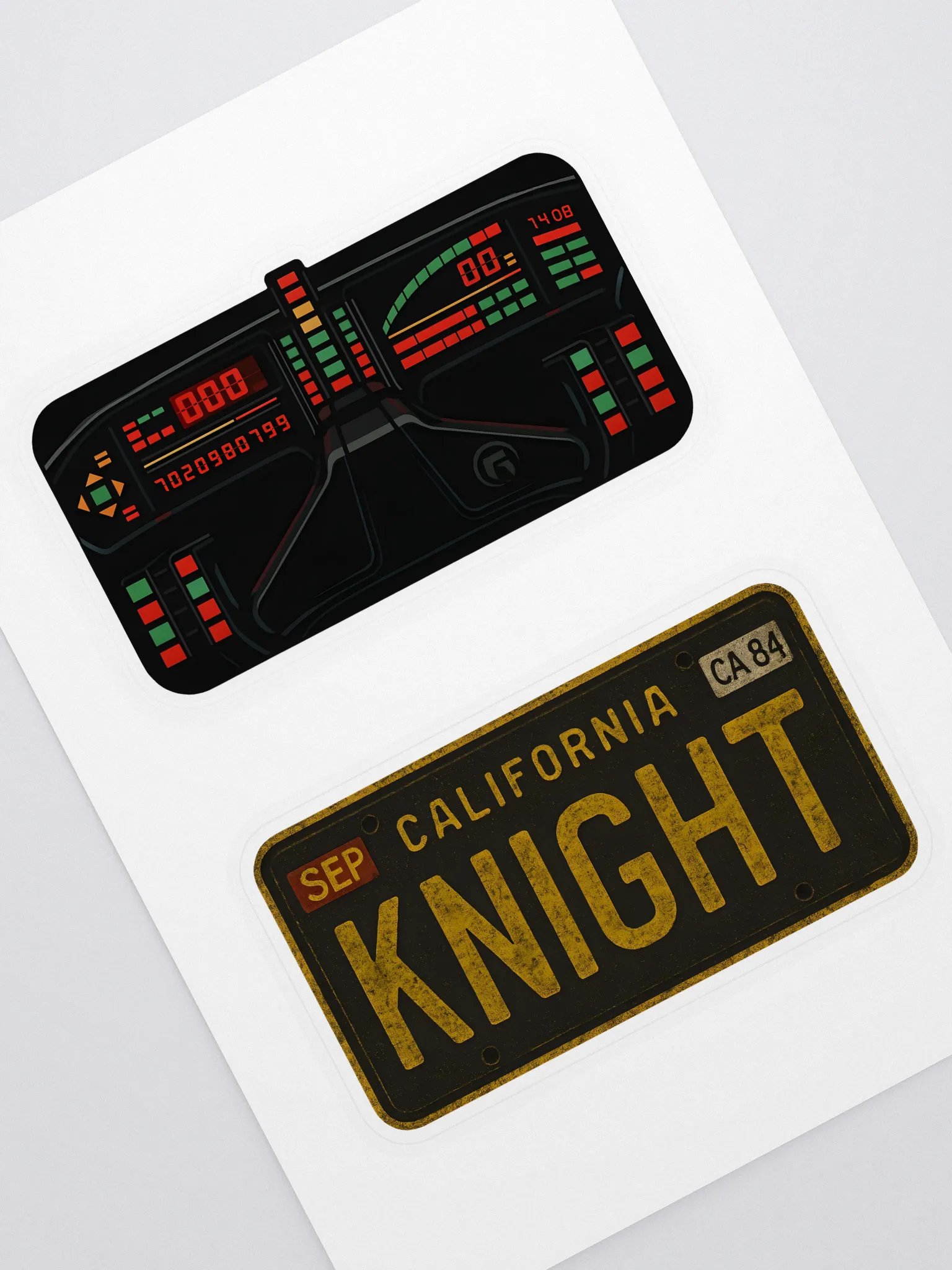 Cockpit and License Stickers product image (1)