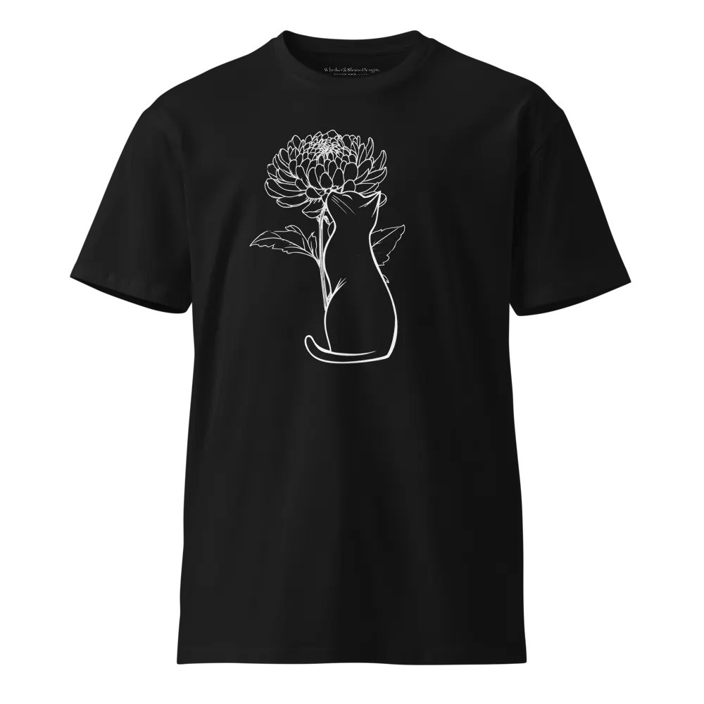 Chrysanthemum Cat Supreme Comfort Crew Neck T-Shirt product image (1)