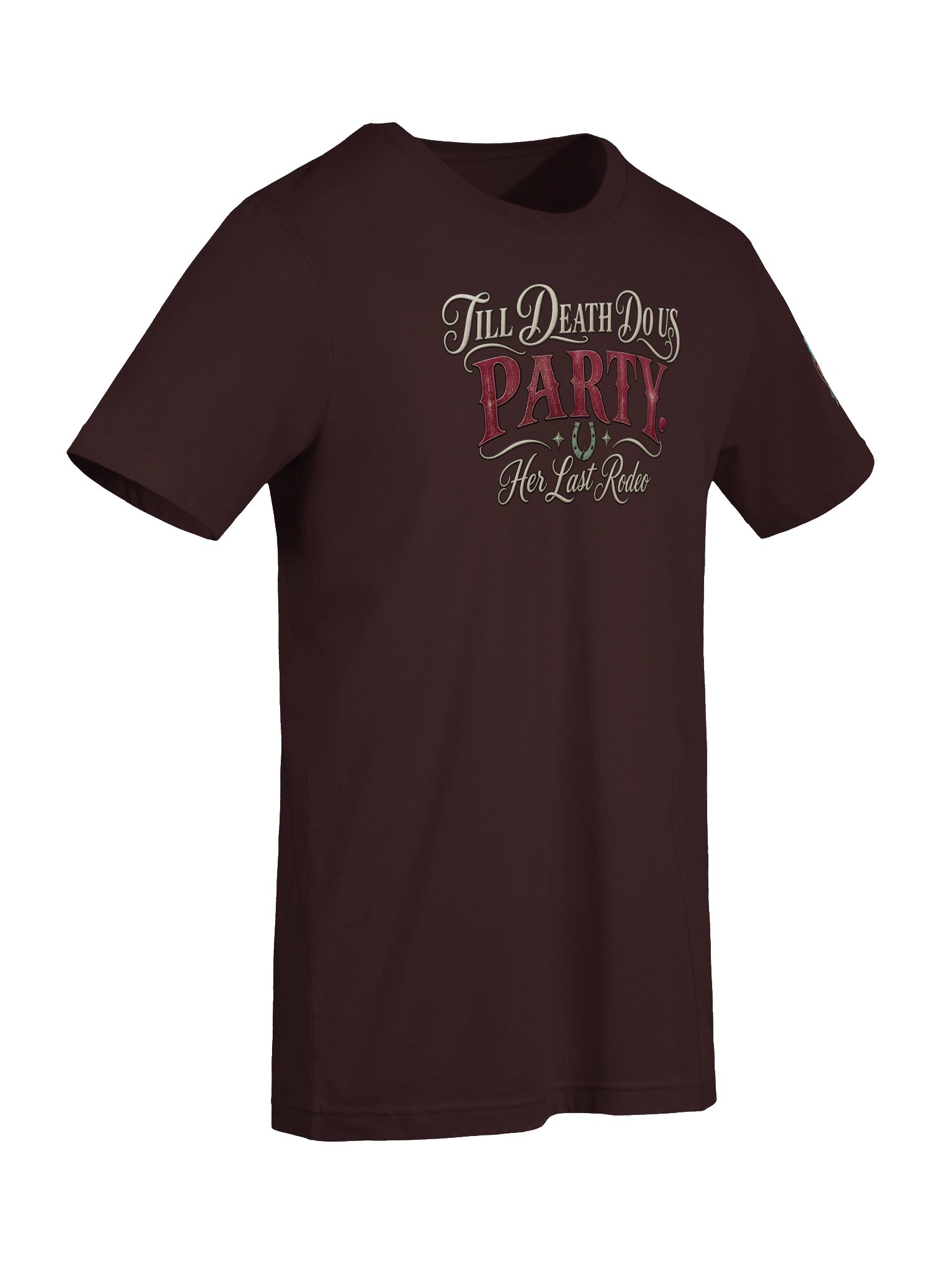 Her Last Rodeo Bride Shirt — Till Death Do Us Party™ Western Bachelorette Tee | Broken Marriage™ product image (8)