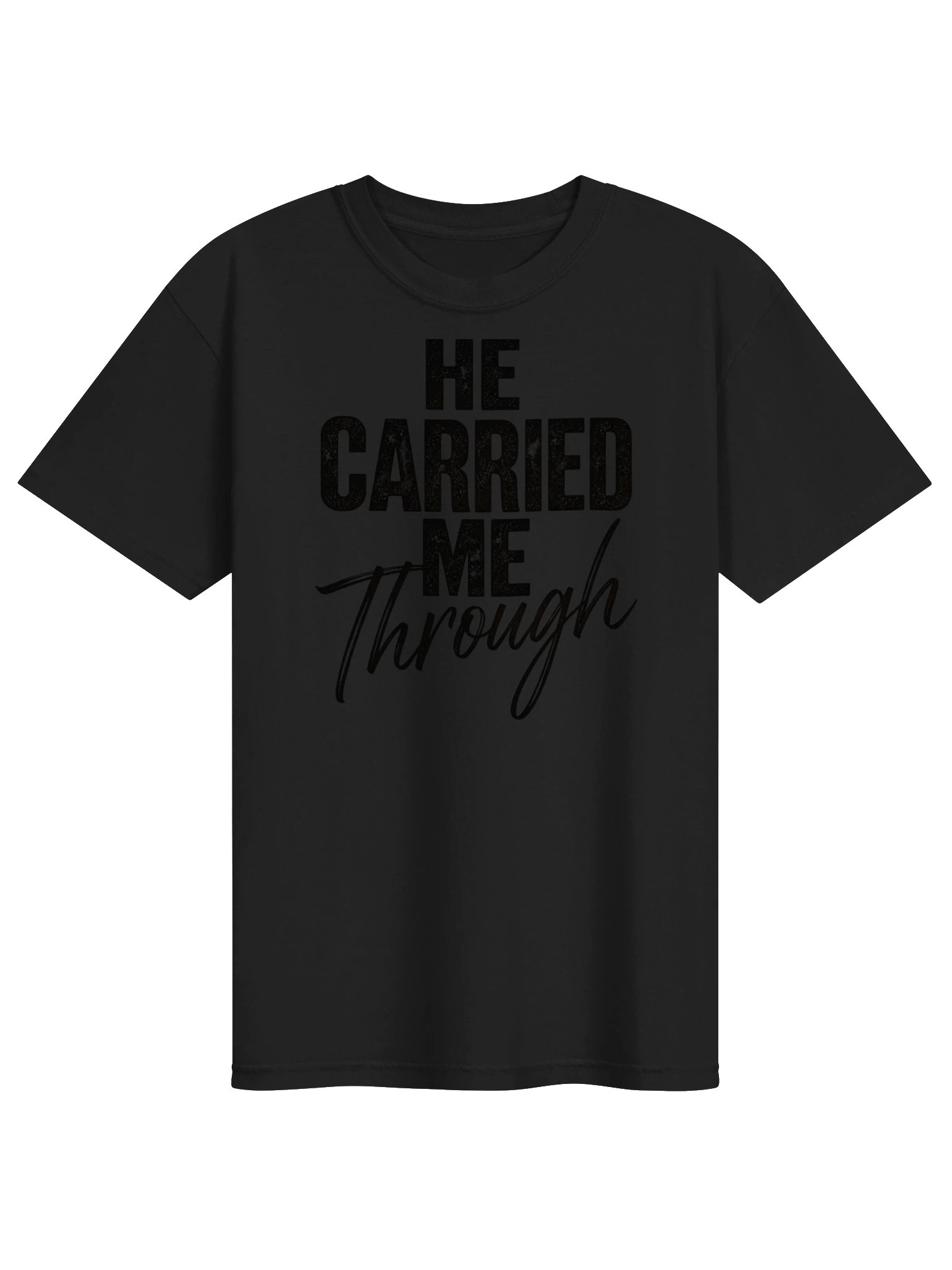 Joshua Clark He Carried Me Through Heavyweight T-Shirt product image (1)