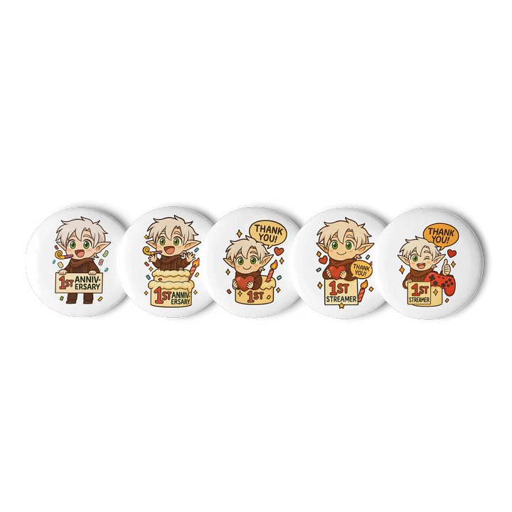 Time Limited! 1st Anniversary Badges product image (1)