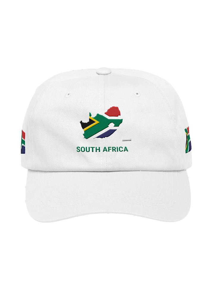 South Africa 2026 World Cup Flag Dad Hat - South Africa Soccer Fan Cap - Premium Embroidered Chino Cotton Twill product image (1)