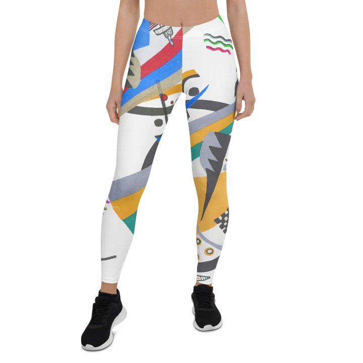 Abstract Lithographic Pattern Design leggings - V4 product image (1)