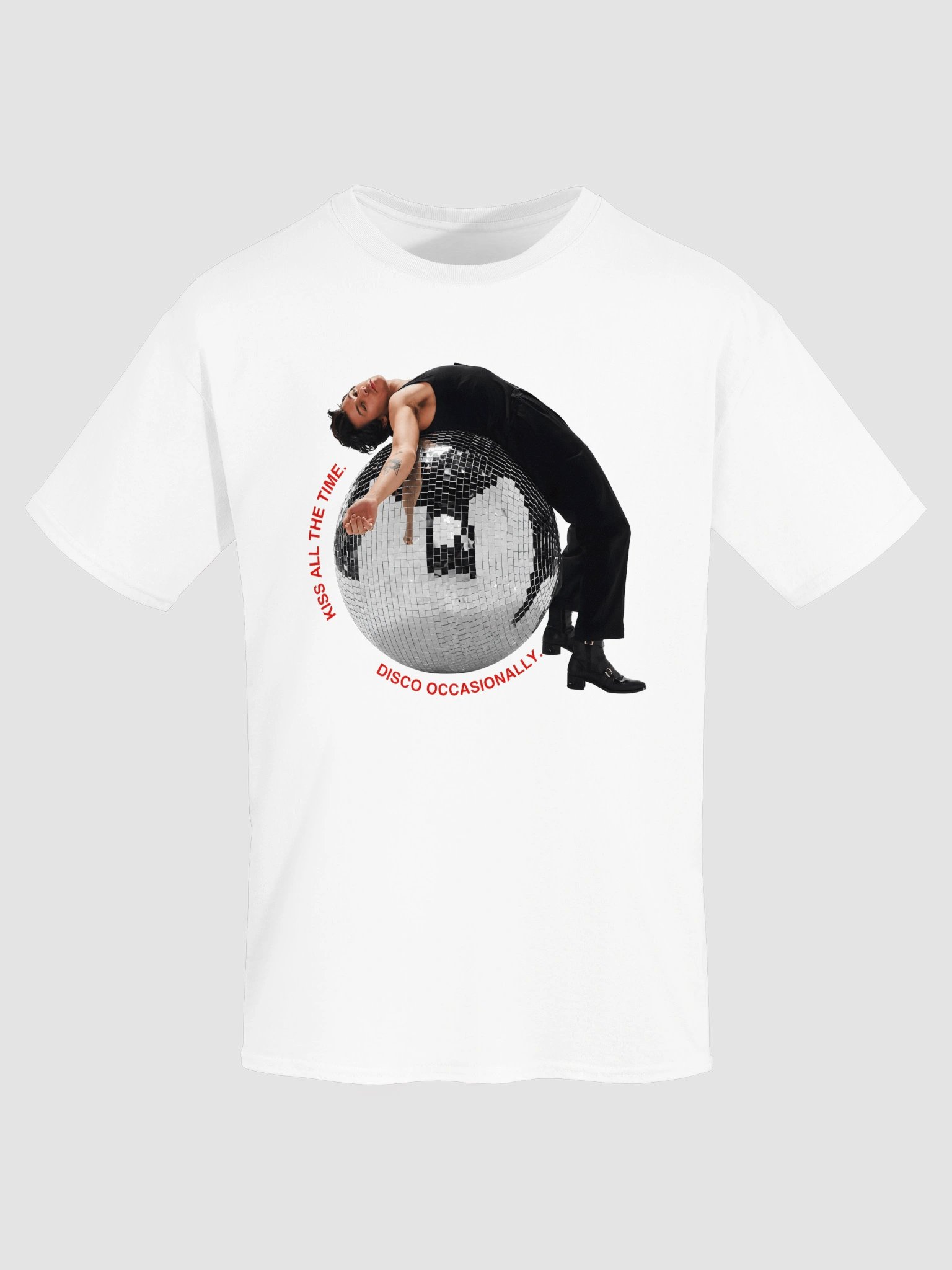 Harry Styles Disco Ball Pose T-Shirt | Kiss All The Time Album Merch Tee product image (5)