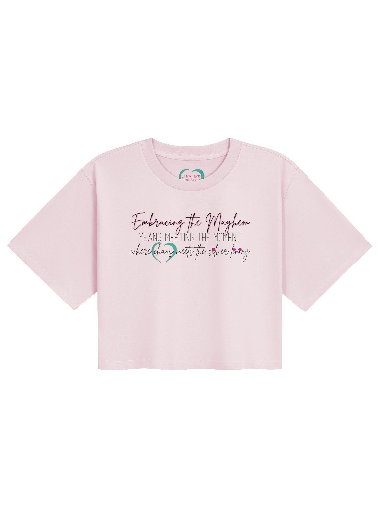 Embrace the Mayhem Crop | dark logo product image (1)