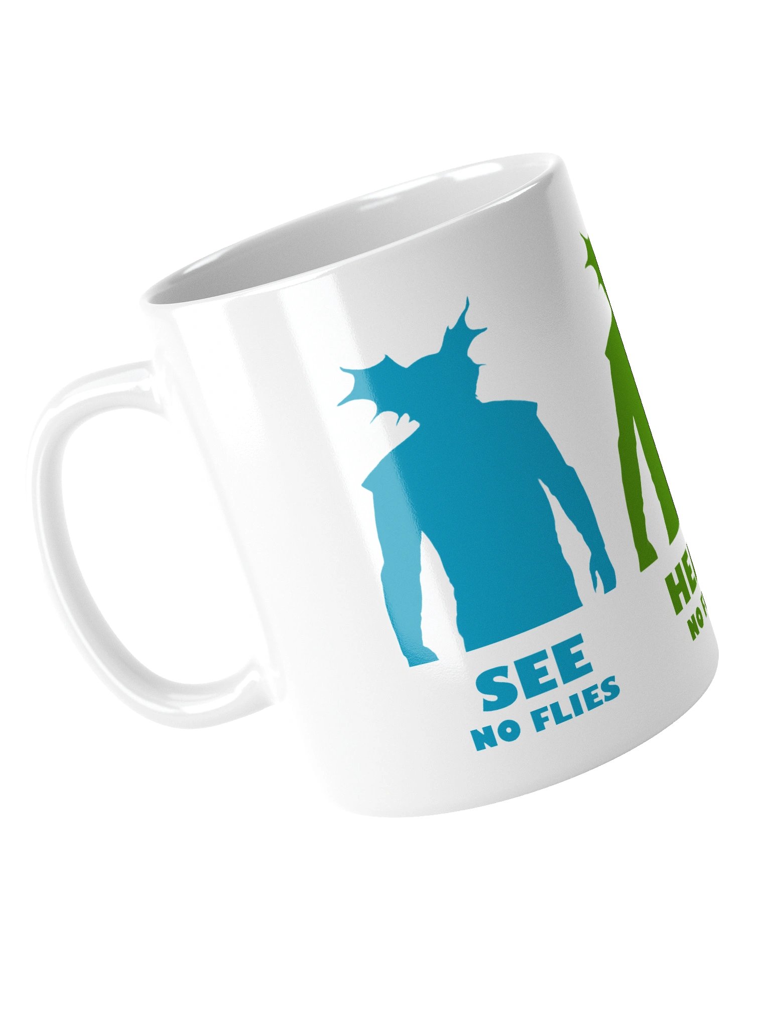 See-Hear-Harm Tri-Colour Mug product image (4)
