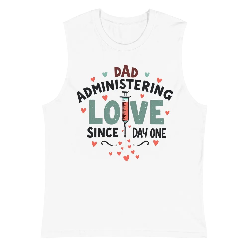 Love-Infused Dad Muscle Tank product image (2)