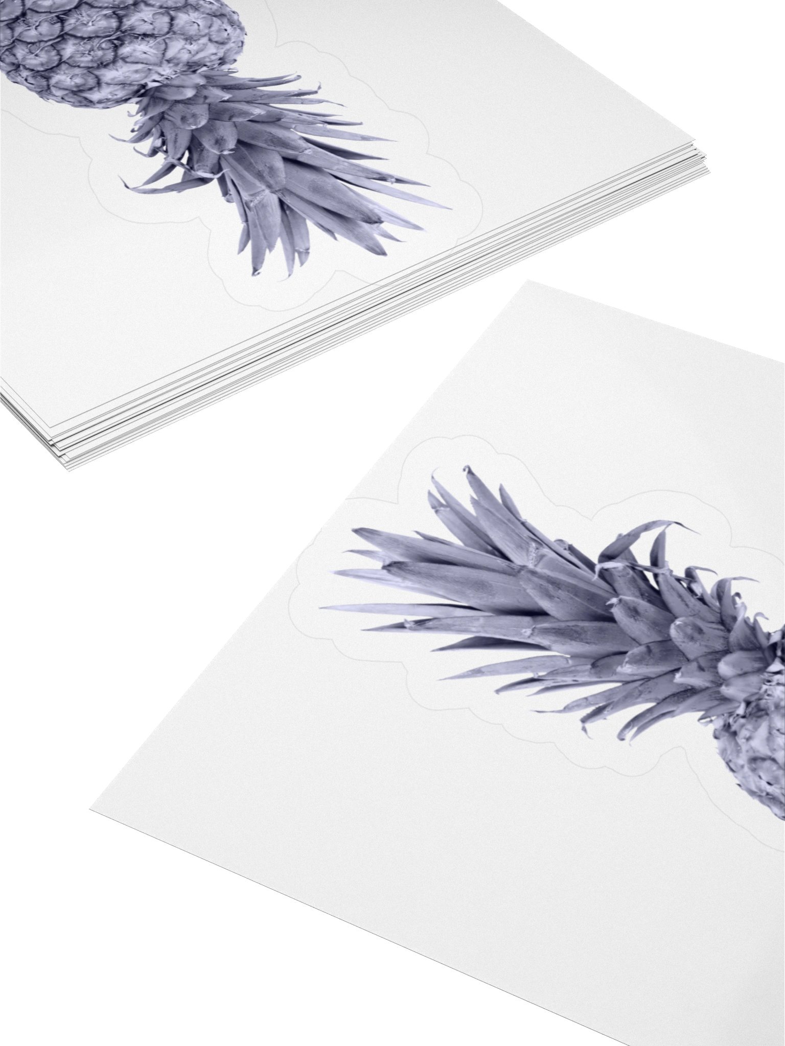 Monochrome Pineapple Sticker product image (11)