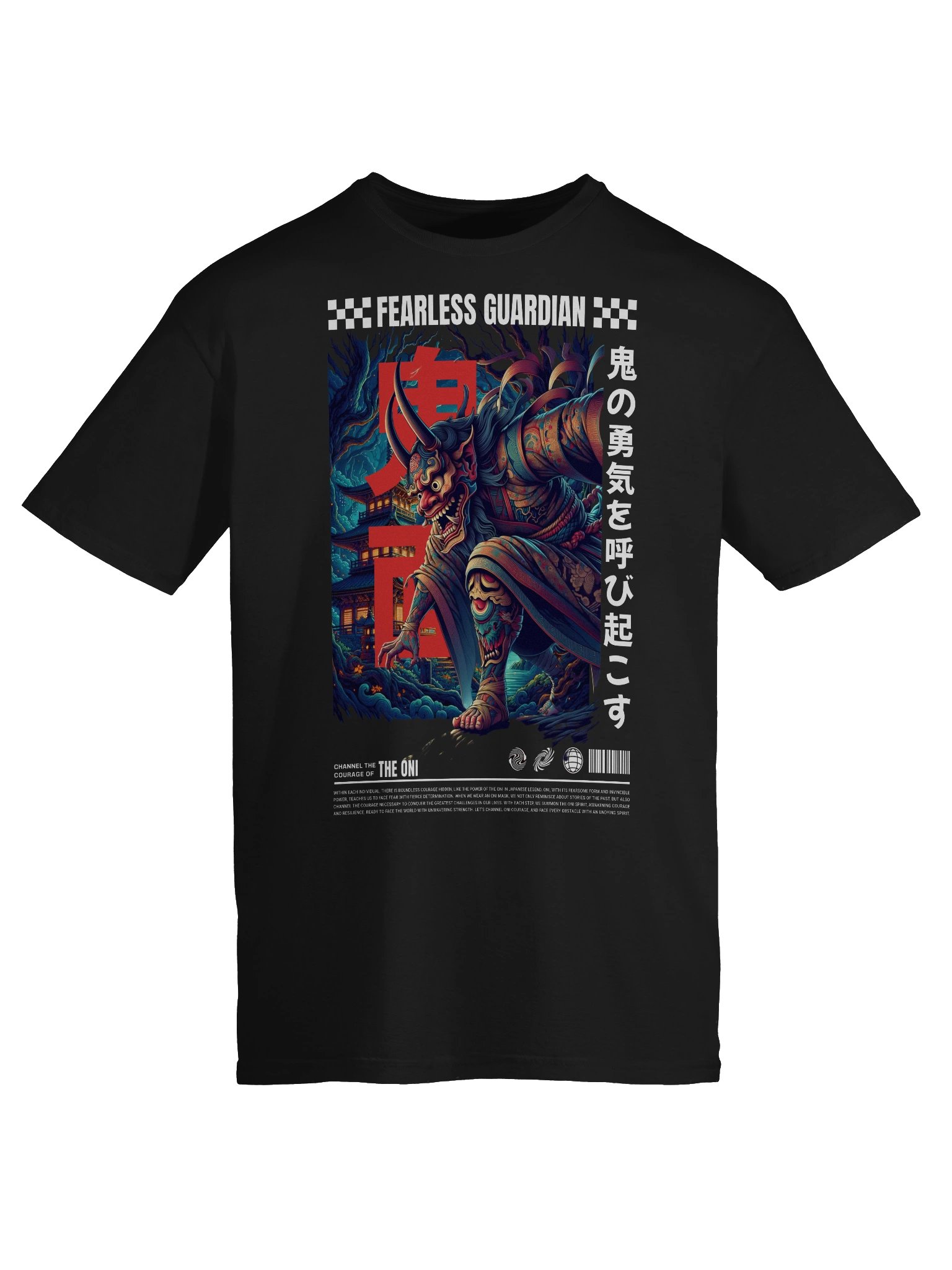Fearless Oni Guardian T-Shirt - Gildan Softstyle product image (6)