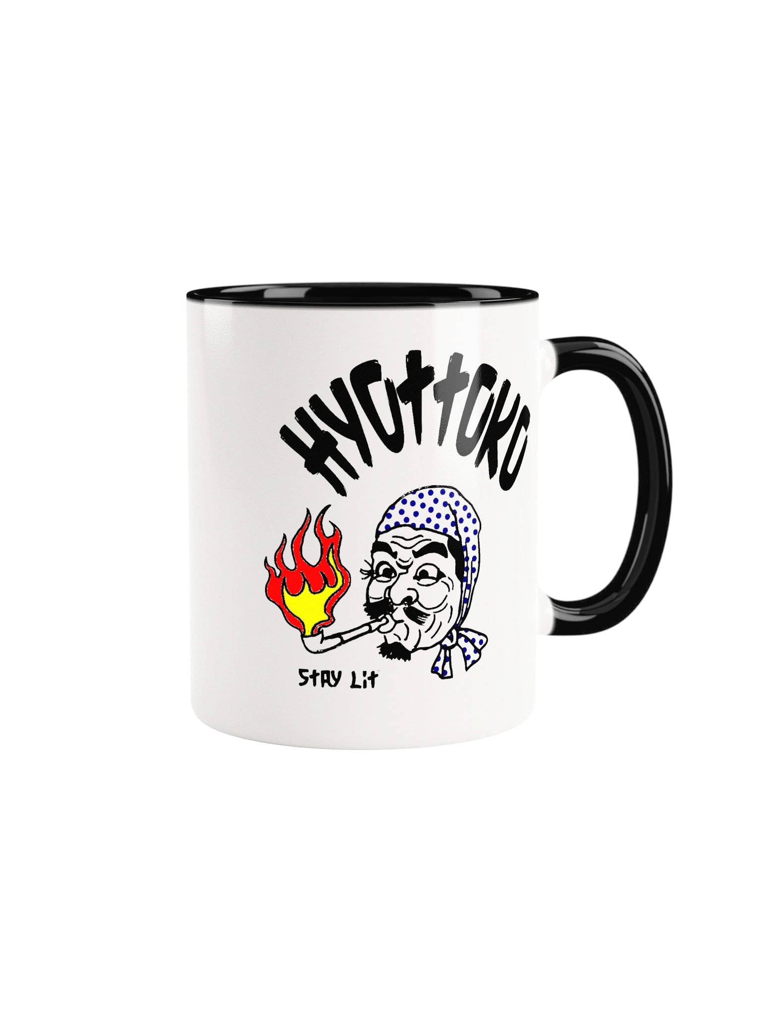 Hyottoko "Stay Lit" Mug product image (1)