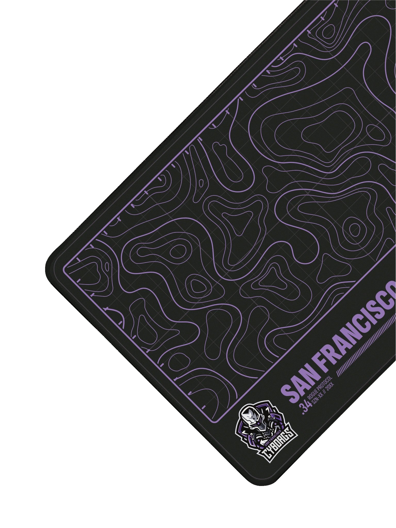 San Francisco Cyborgs Map Desk Mat product image (3)
