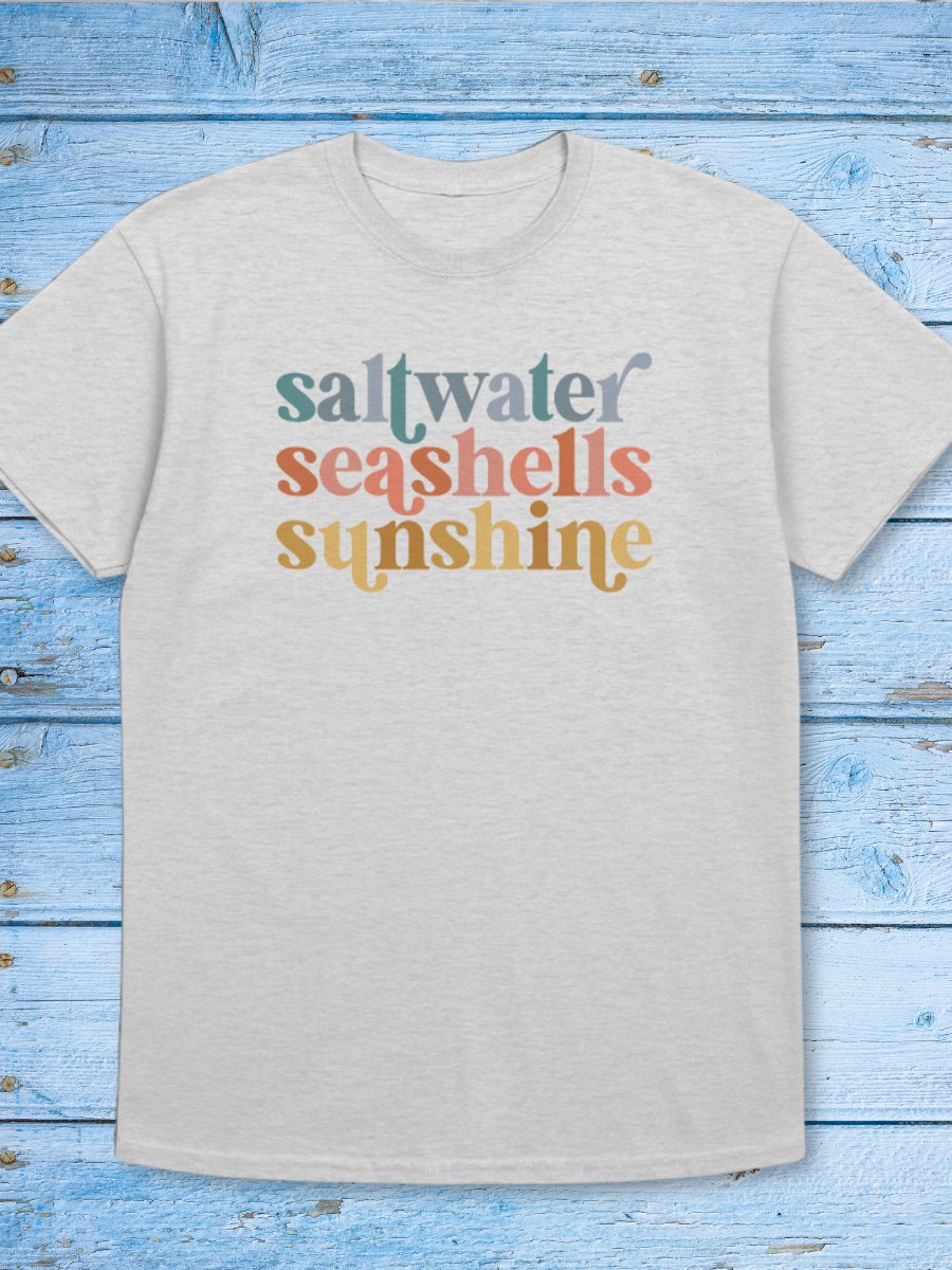 Saltwater Seashells Sunshine Tshirt product image (1)