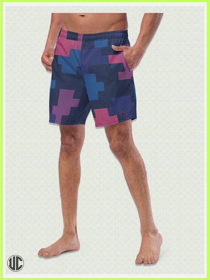 Jin’s Urban Digital Camo - Men's Swim Trunks product image (1)