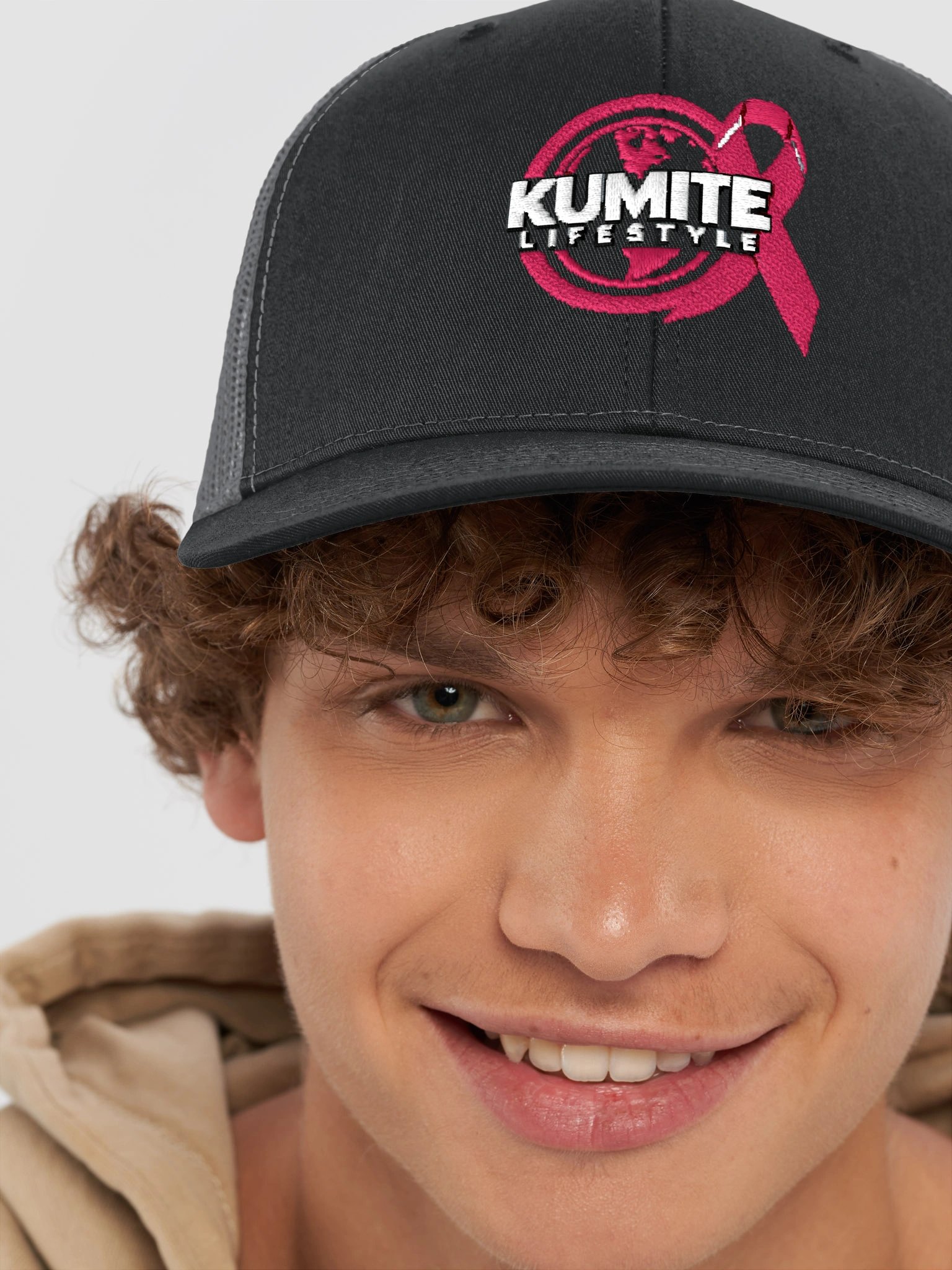 Kumite Lifestyle Pink Ribbon Trucker Hat product image (52)