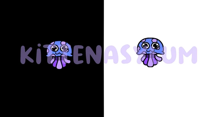 Jellyfish🍥 - Animated Waving Emote in Purple product image (1)
