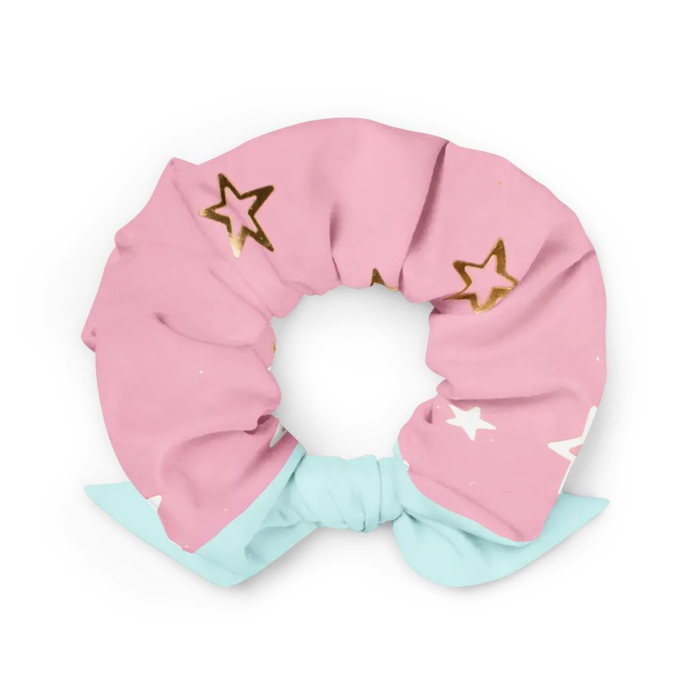Starry Nights Celestial Print Scrunchie | Aesthetic Galaxy Hair Tie product image (3)