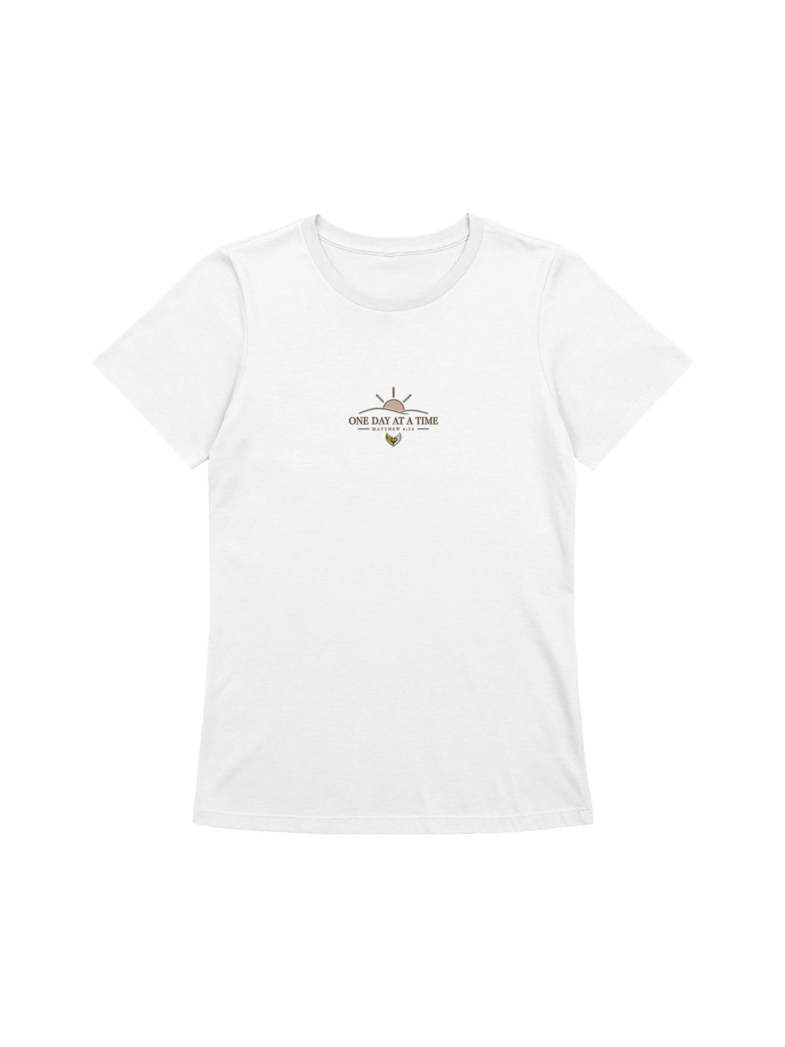 One Day at a Time | Matthew 6:34 Relaxed Tee product image (1)