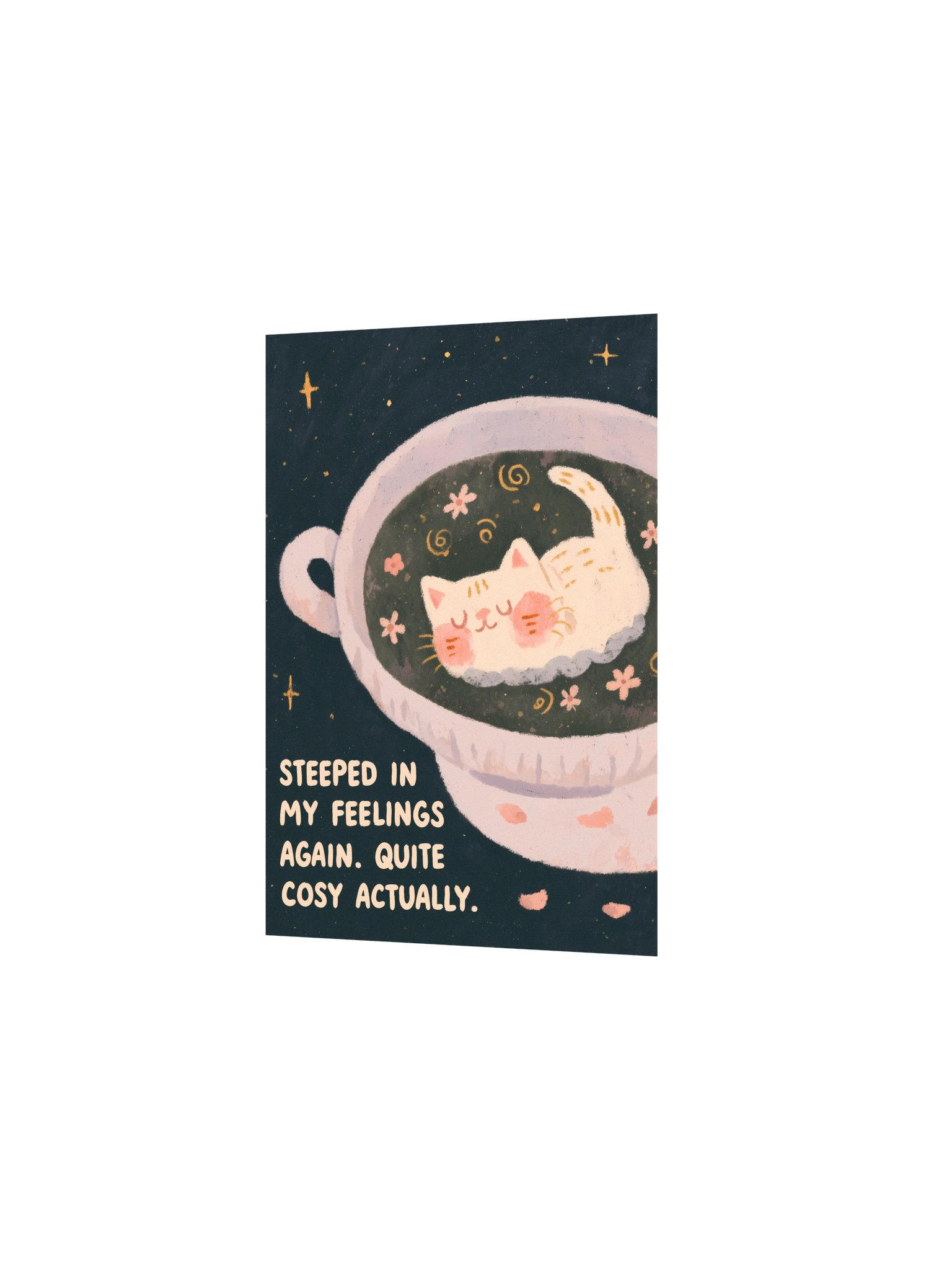 Cosy Cat in a Cup Poster product image (7)