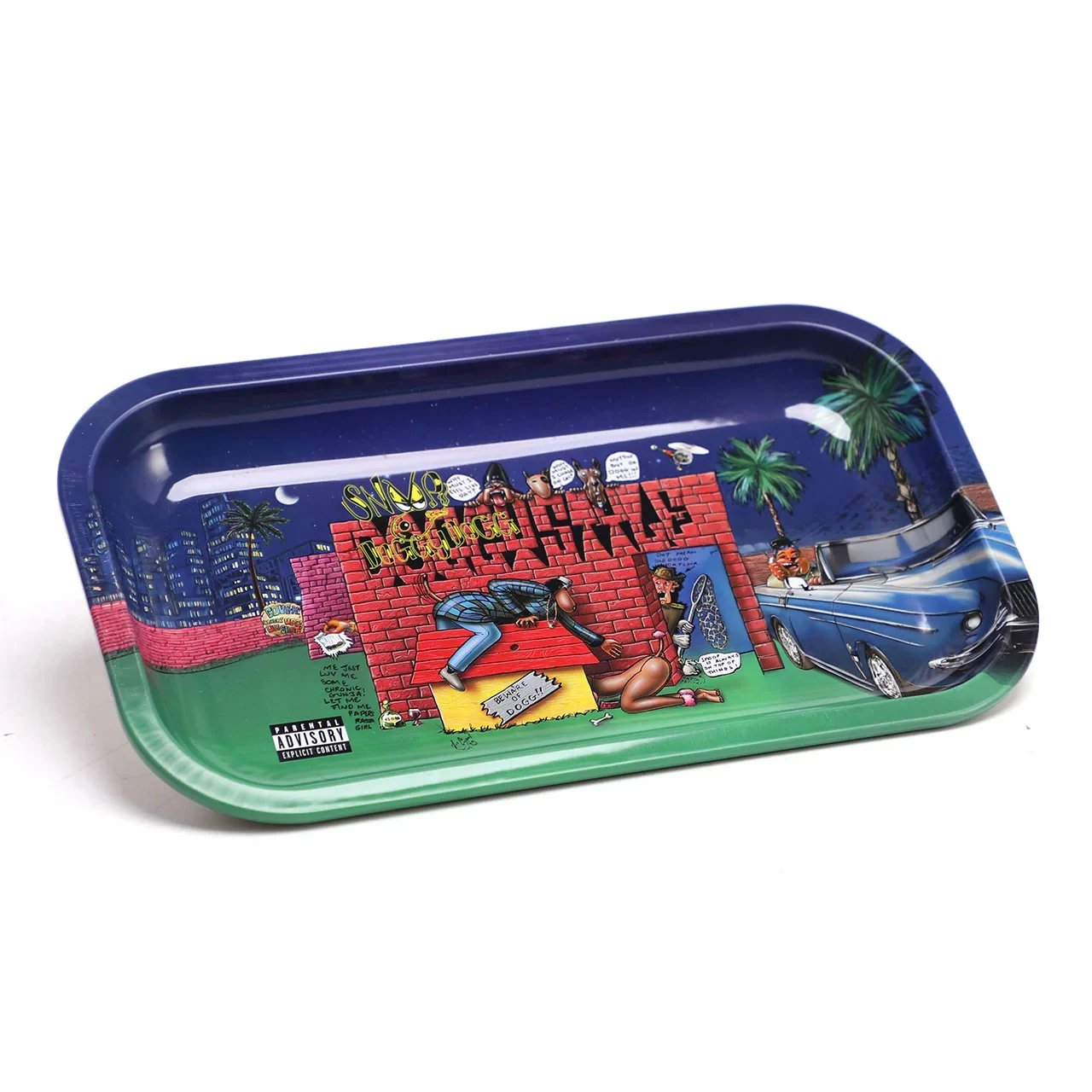 Death Row Records - 10.6" x 6.3" Metal Rolling Tray - Album Series product image (1)
