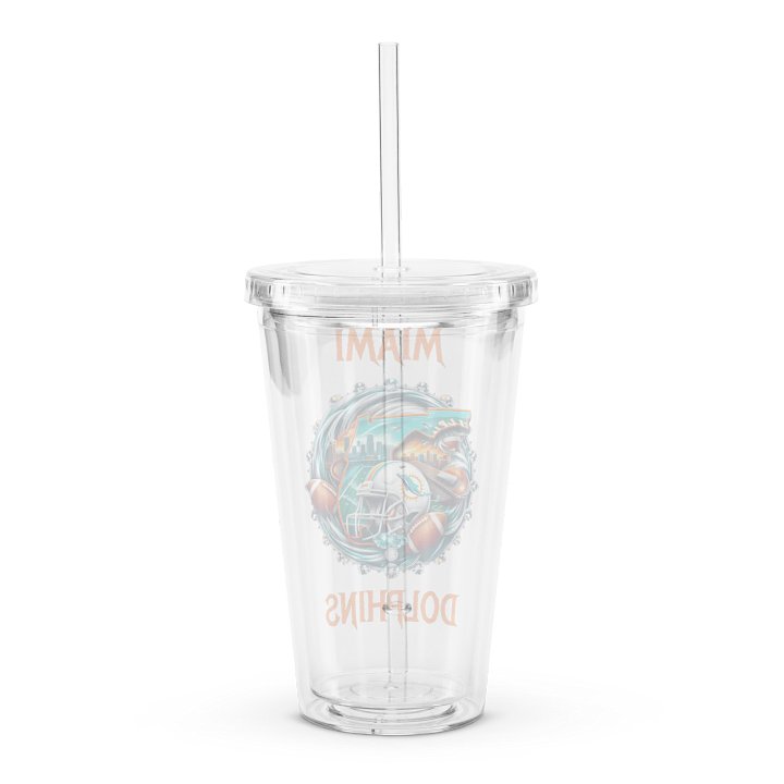 Miami Cityscape Clear Tumbler (16 oz) product image (2)