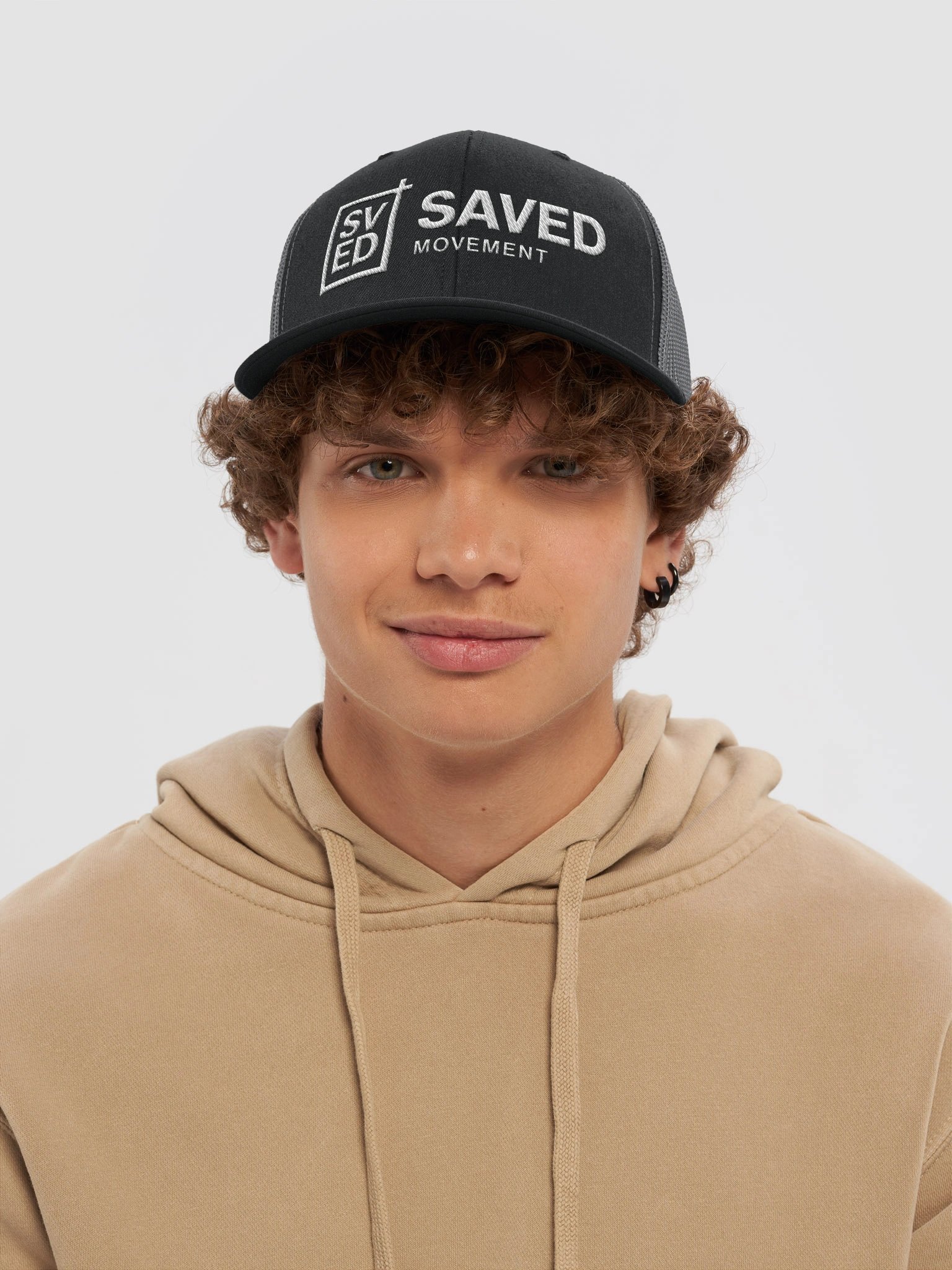 SAVED Movement Logo Trucker Hat product image (5)