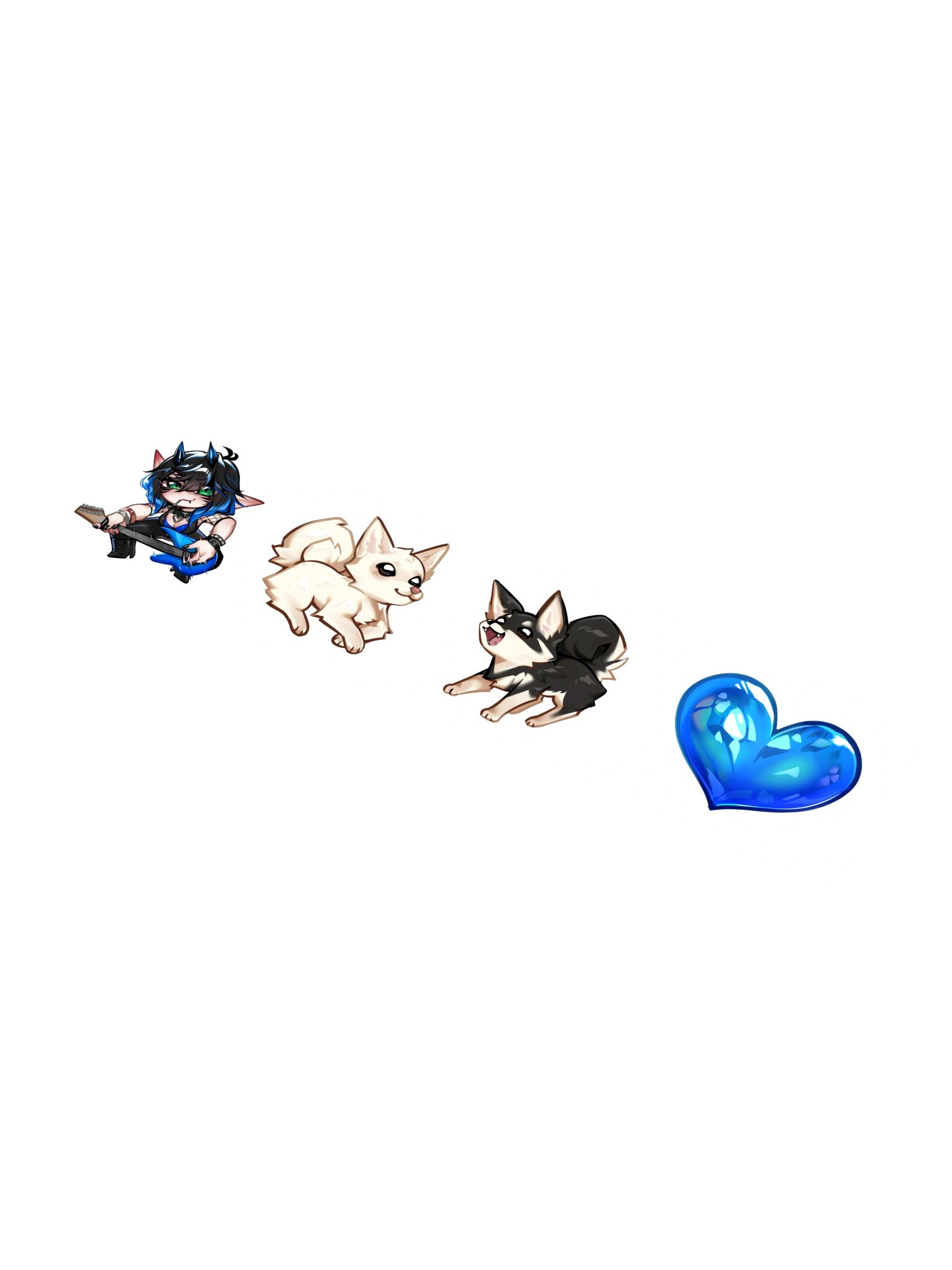 Troble Family Kiss-Cut Sticker Sheet product image (1)