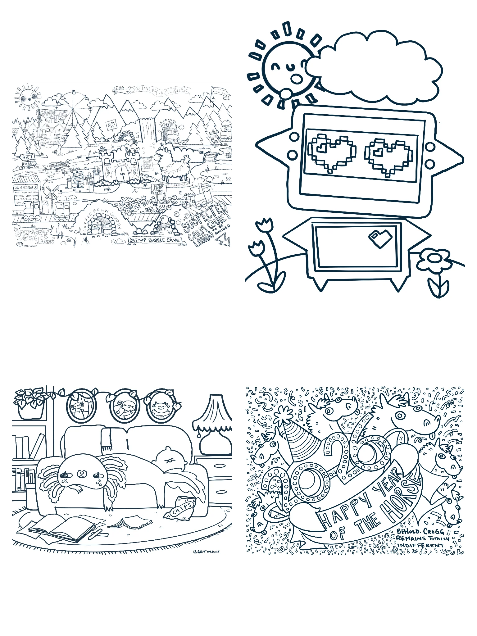 COLOURING PAGES product image (1)