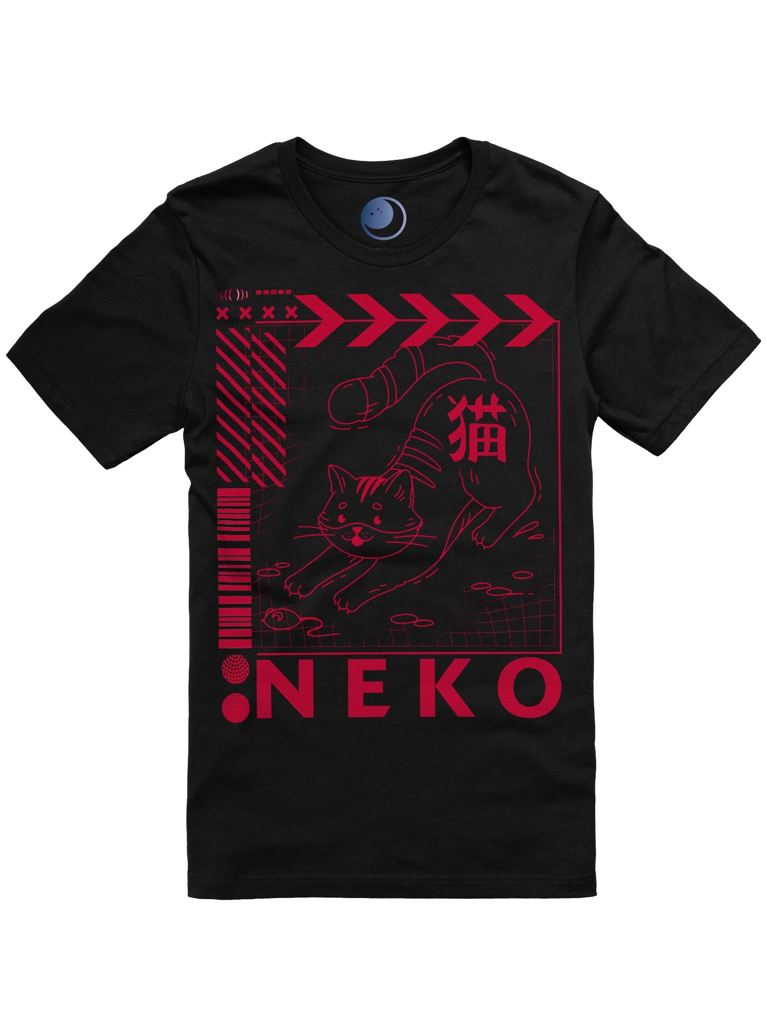 Neko Red & Black Tee product image (1)