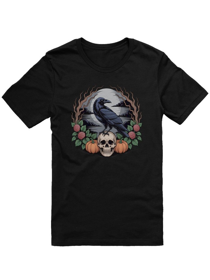Midnight Raven Skull T-Shirt product image (1)