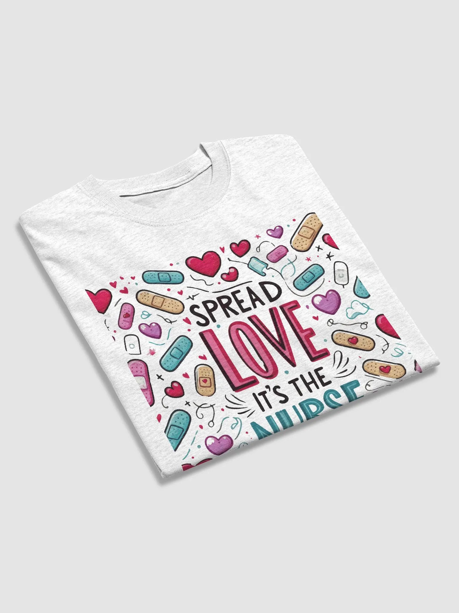Nurse Love Band-Aid T-Shirt product image (3)