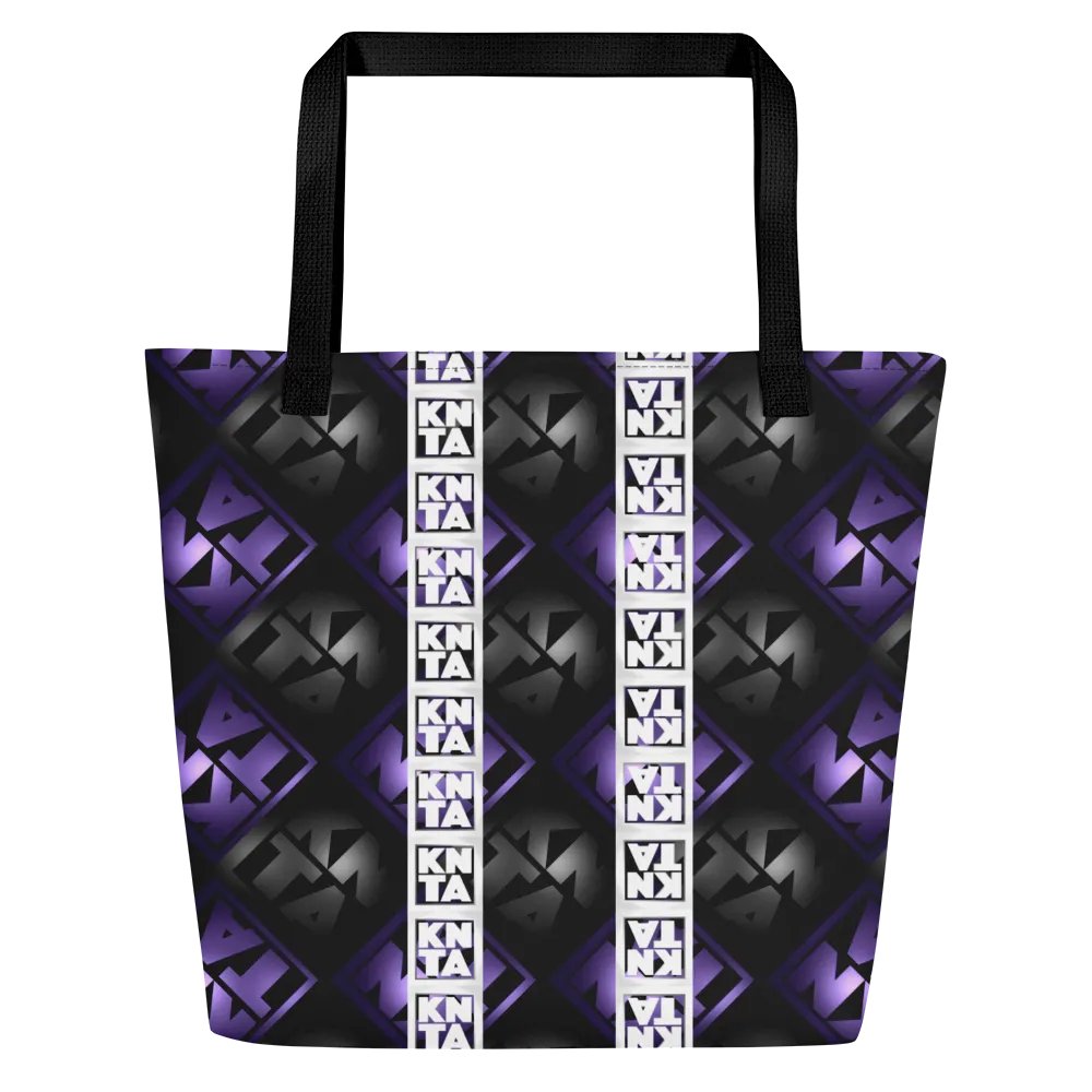 KNTA cubes Large Tote Bag product image (1)