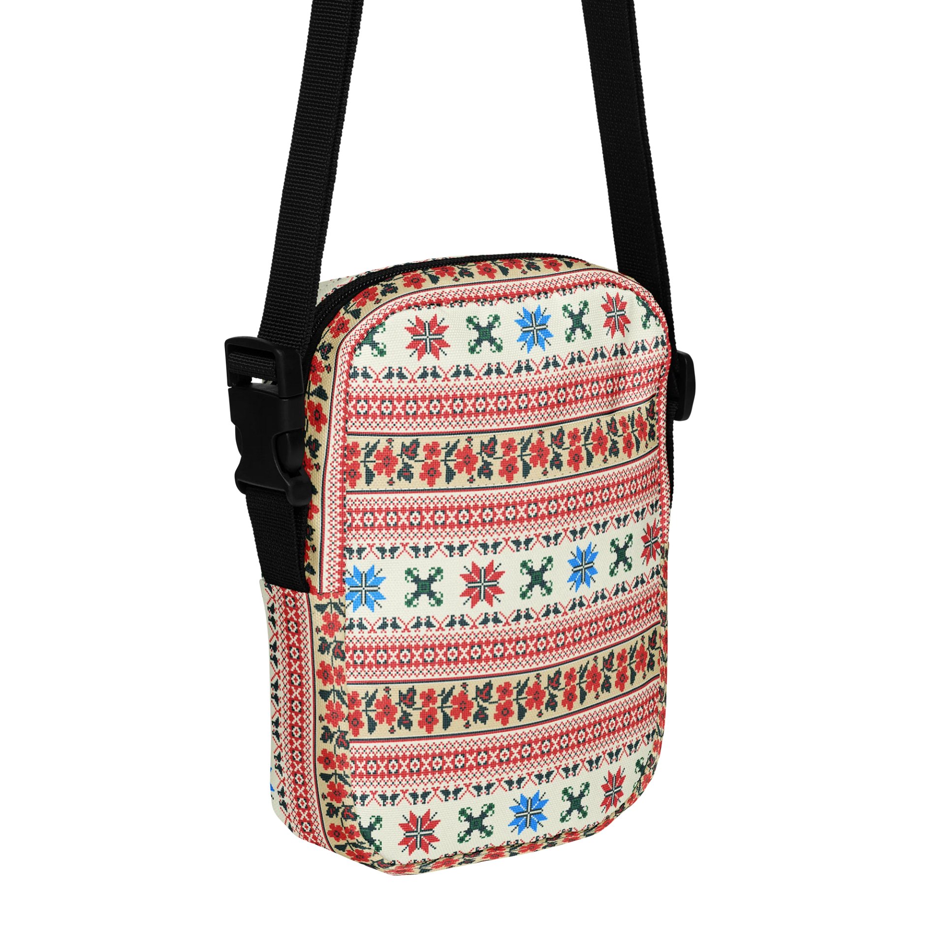 Neutral Palestinian Tatreez Crossbody Bag product image (1)
