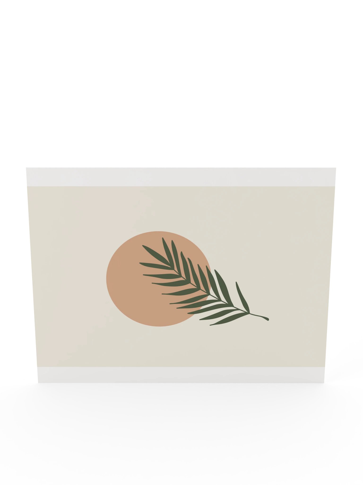Boho Palm Leaf Sun Print | Botanical Bathroom Wall Art product image (12)