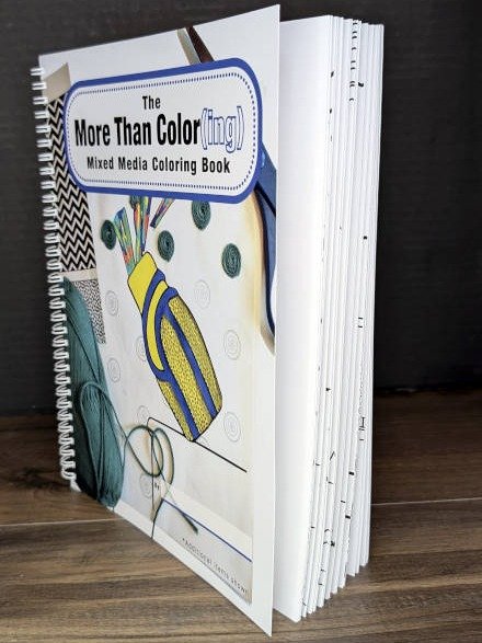 More Than Color(ing) - Mixed Media Coloring Book product image (1)