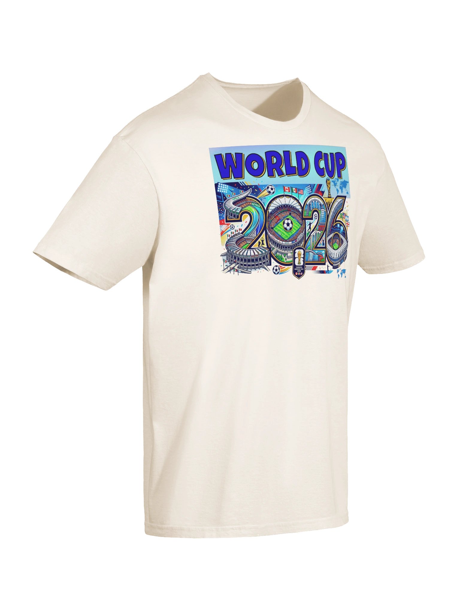 World Cup 2026 Stadiums Illustration Graphic Tee product image (3)