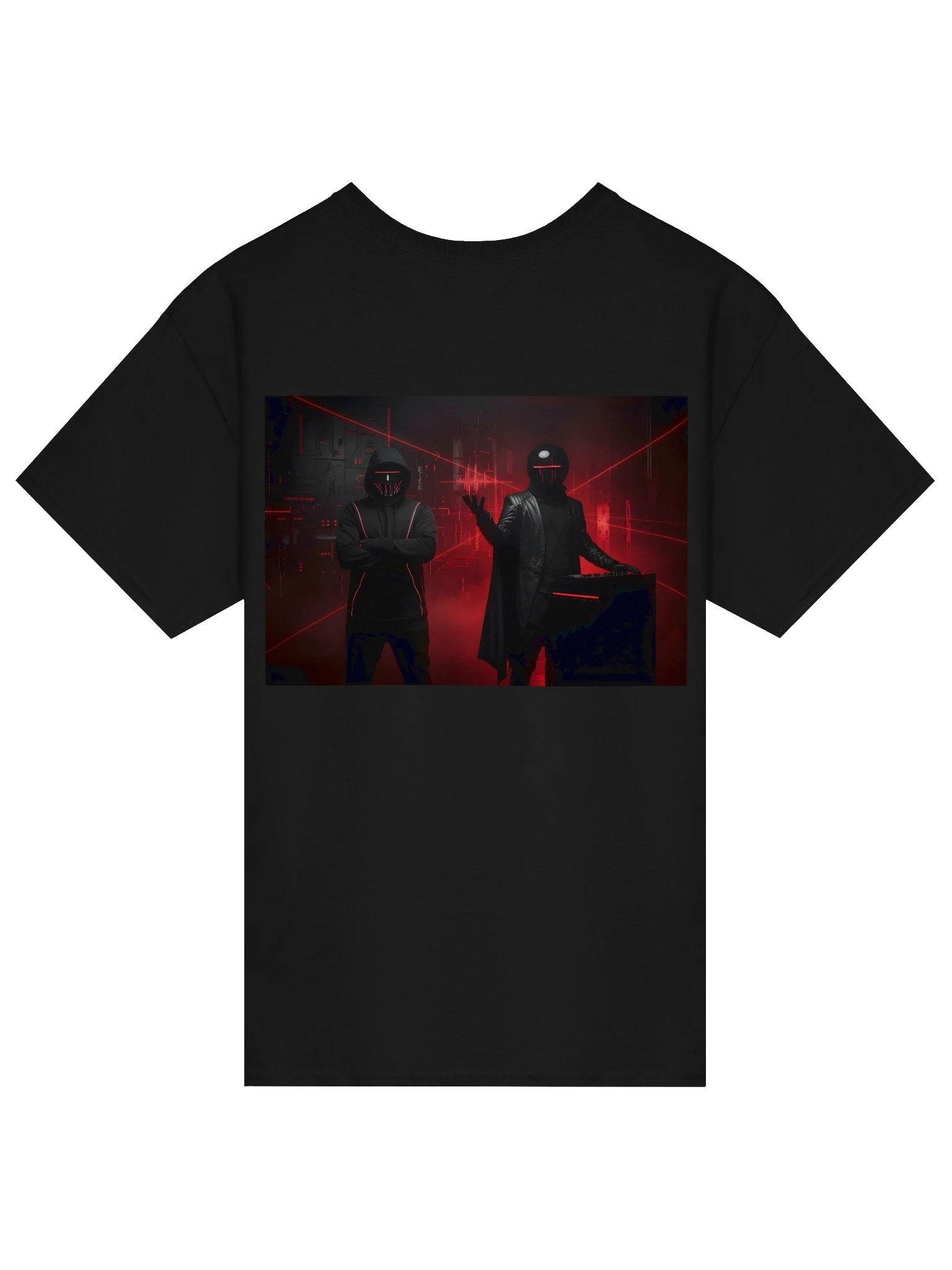 J Christopher Duality Art - Heavyweight T-Shirt - Black product image (2)