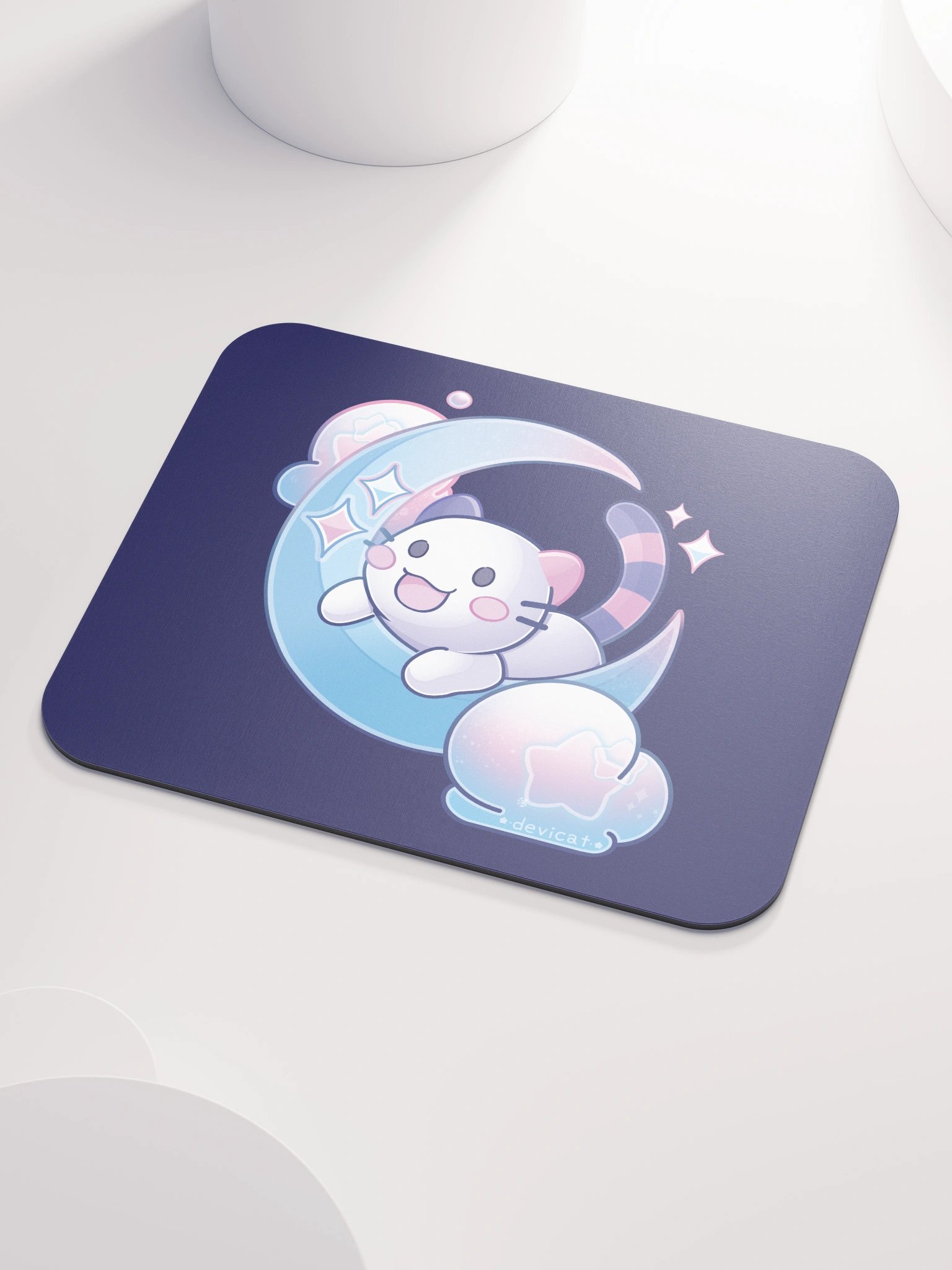 CandiCat on the Moon 2025 Mouse Pad product image (3)
