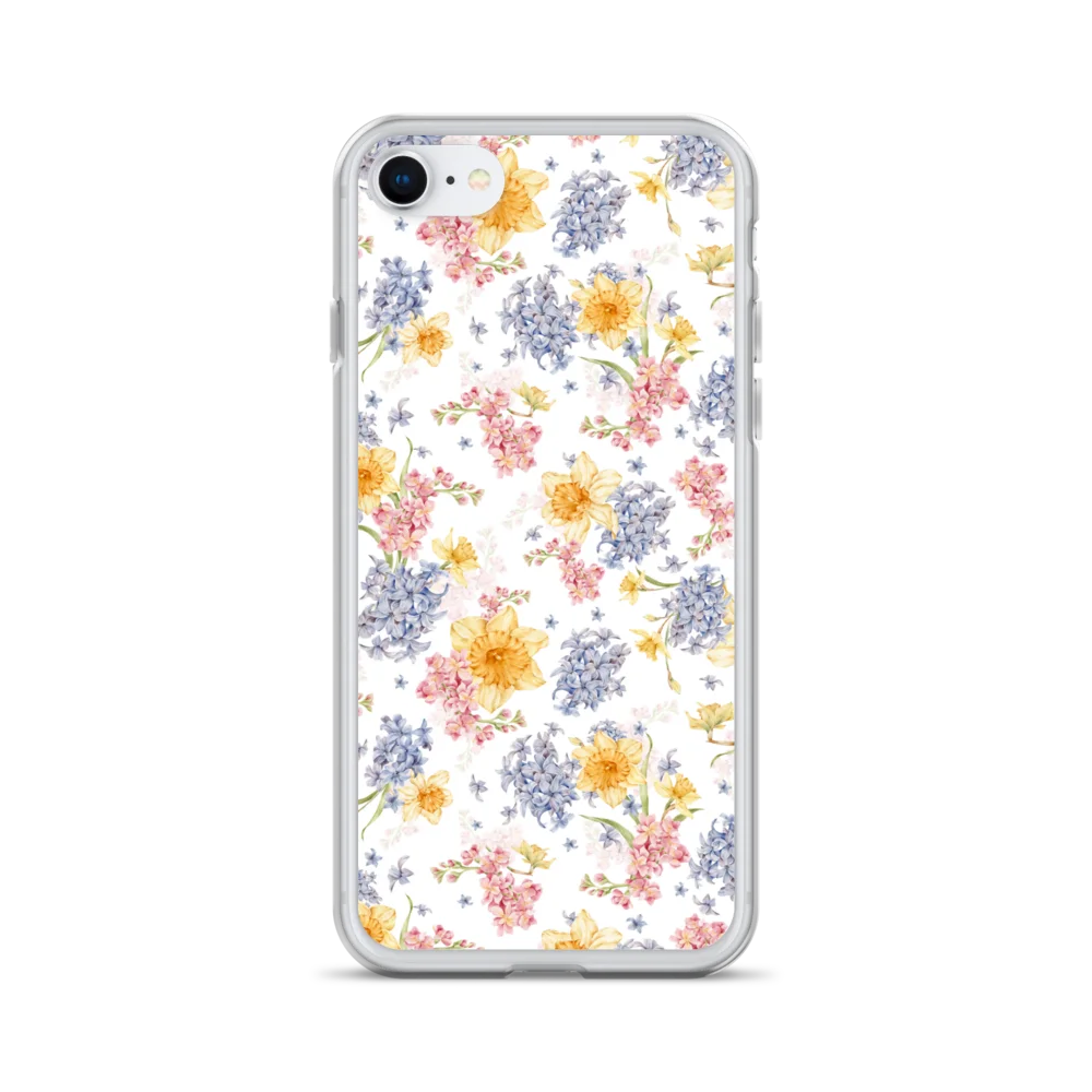 Pastel Floral Clear iPhone Case product image (28)