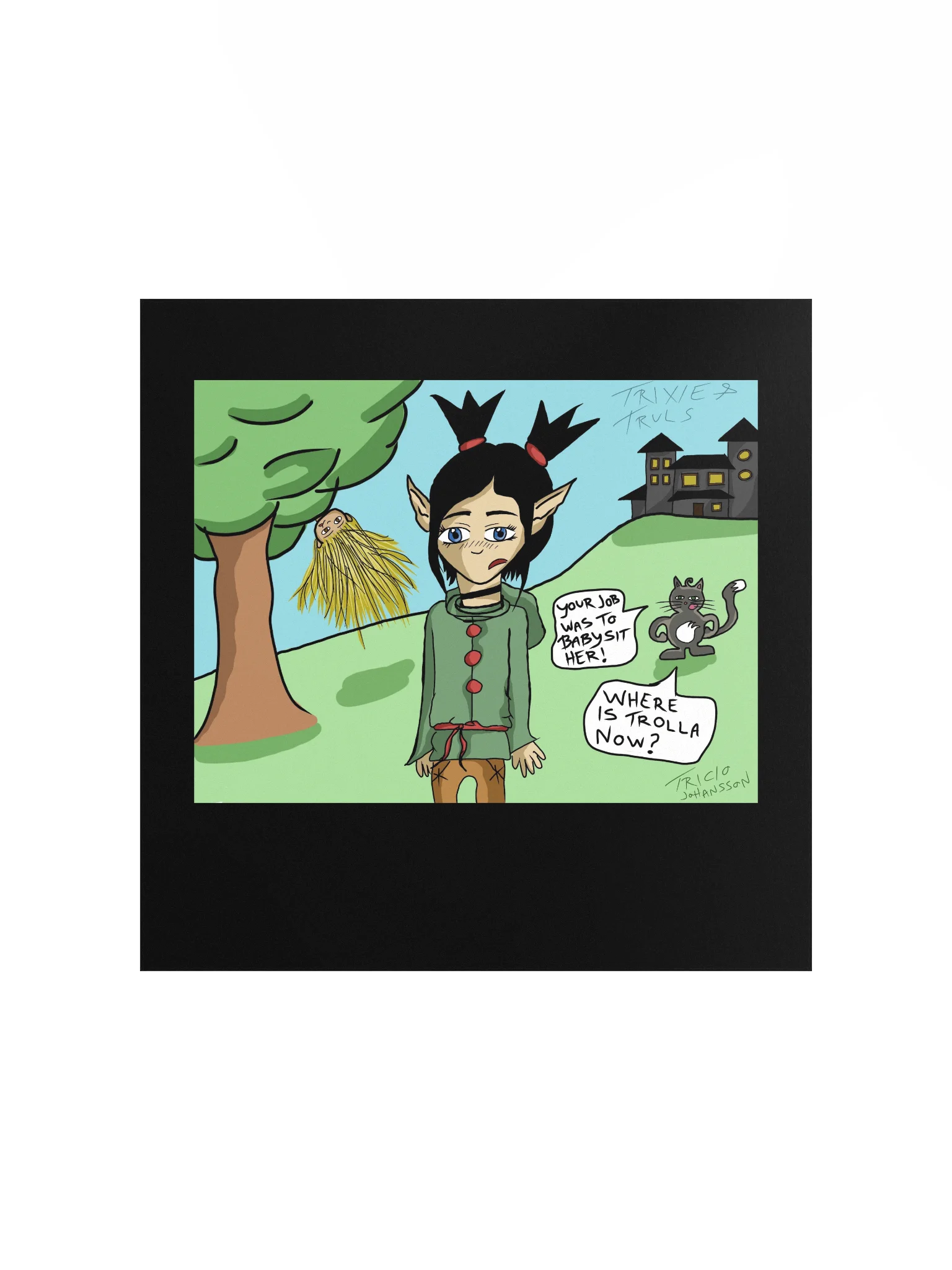 Trixie & Truls - art poster product image (1)