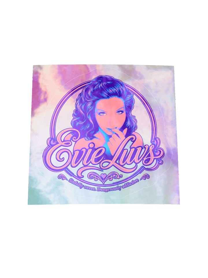 Sinfully Sweet Neon Kiss-Cut Holographic Sticker Sheet product image (1)